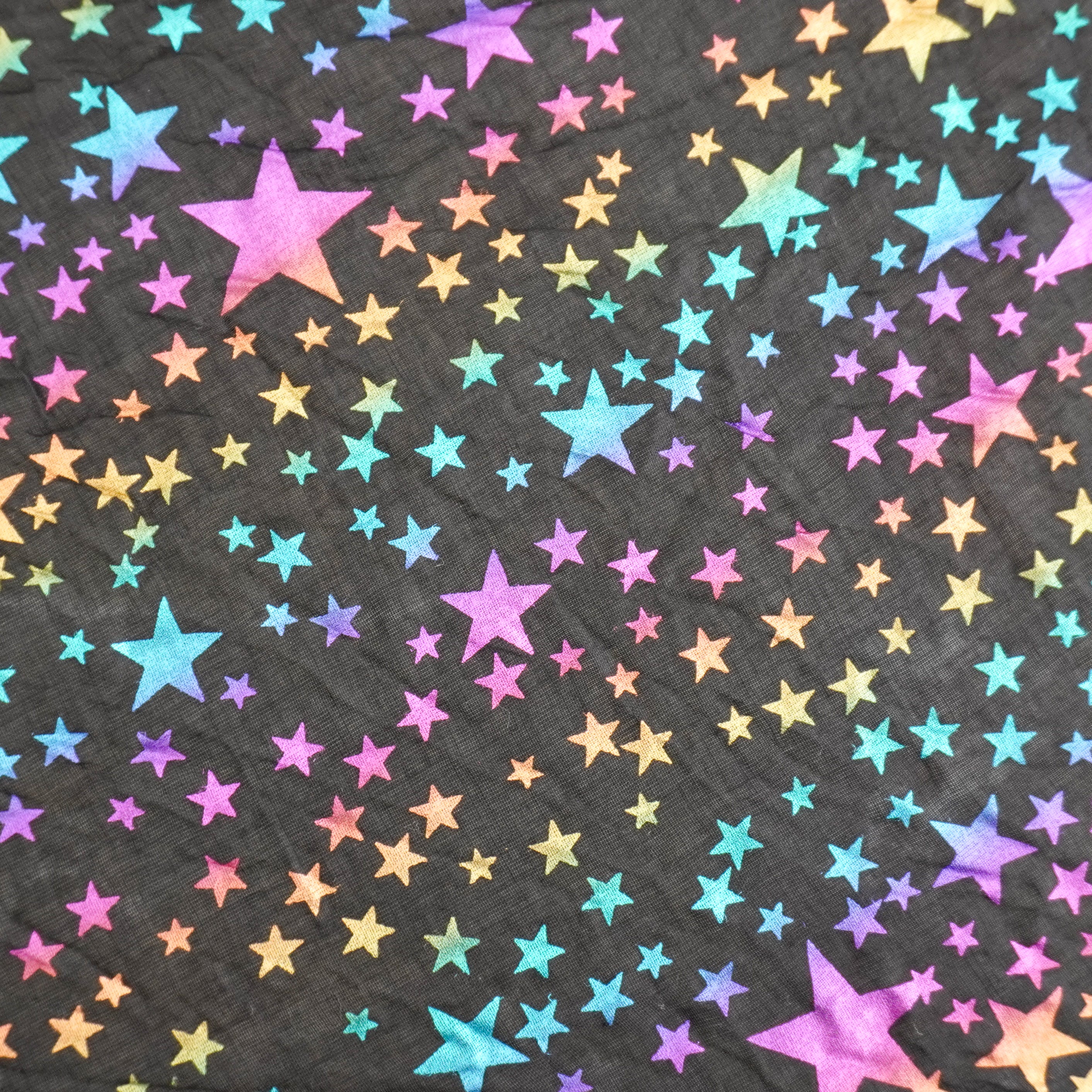 Stella McCartney Black & Multicolour Star Shawl (RRP £275) | Authentic Preloved FINAL SALE