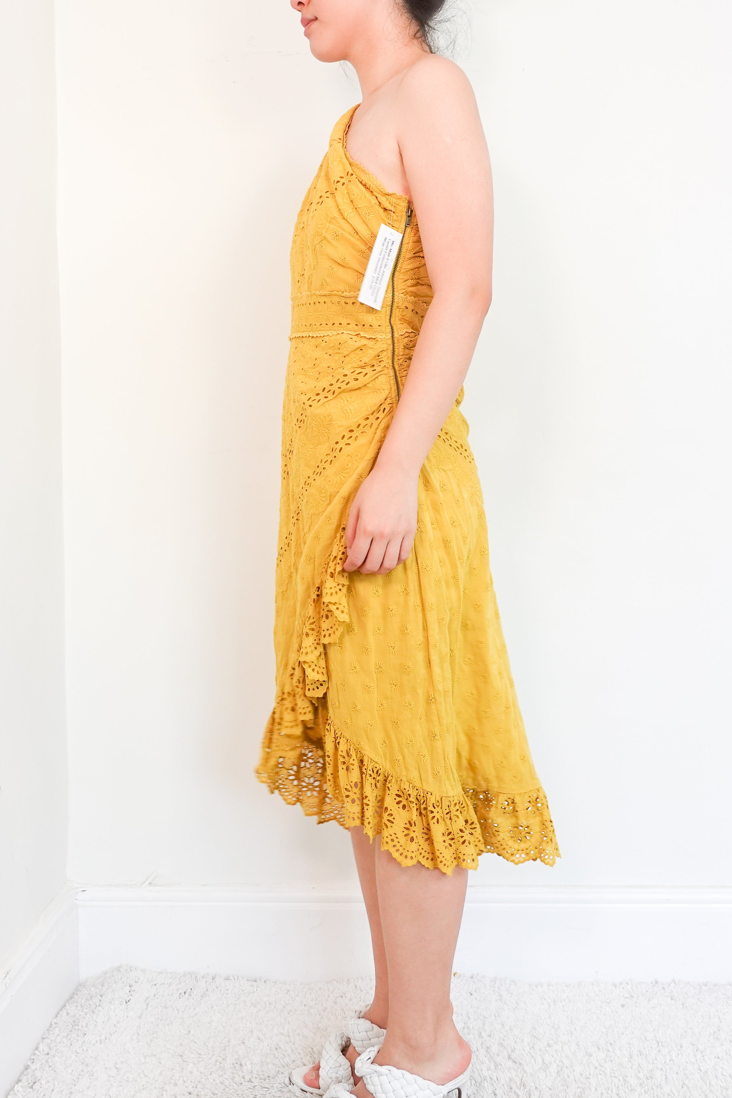 Ulla Johnson Gwyneth Eyelet Embroidered midi Dress RRP £199 | Authentic Preloved