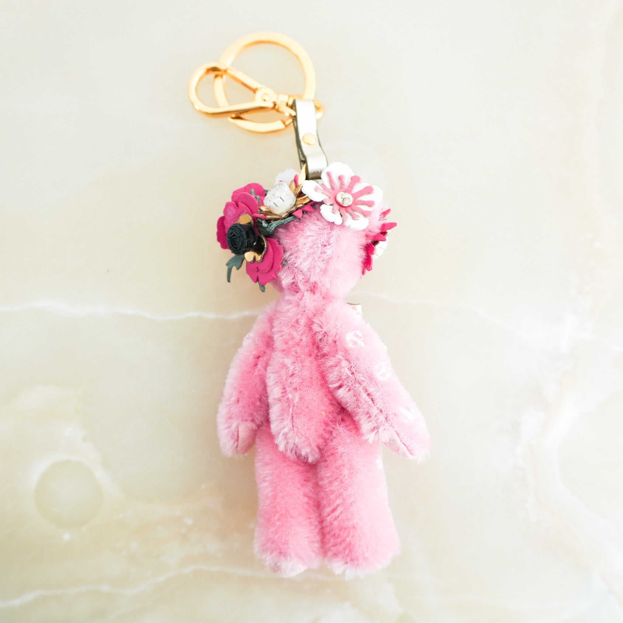 NEW Prada Pink Teddy Bear Keychain RRP £590 | Authentic Preloved - Reloved Again