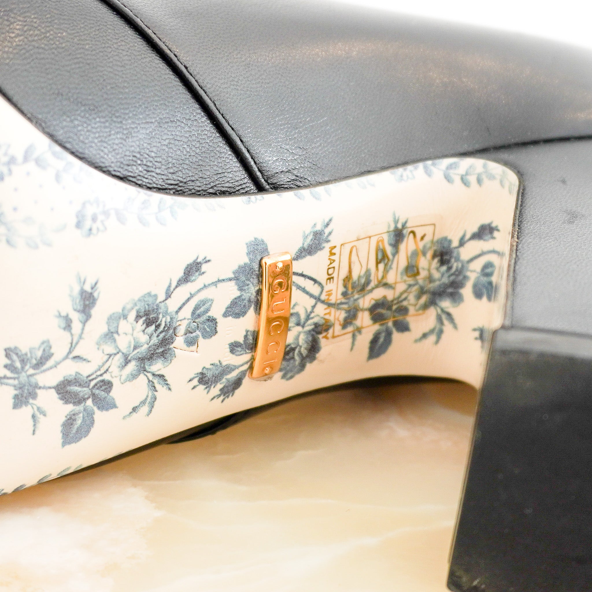 Gucci Marmont Victoire Black Pumps (RRP £815) | Authentic Preloved
