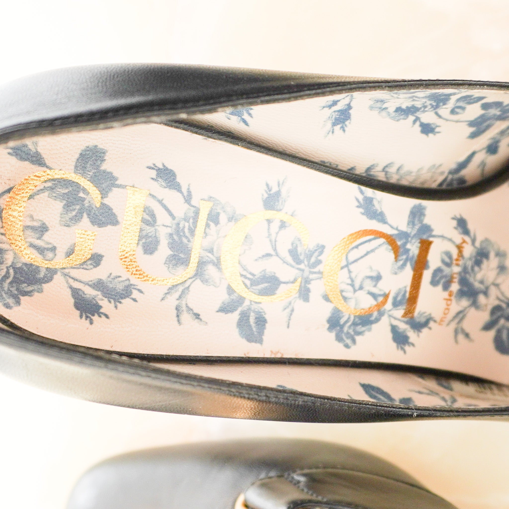 Gucci Marmont Victoire Black Pumps (RRP £815) | Authentic Preloved