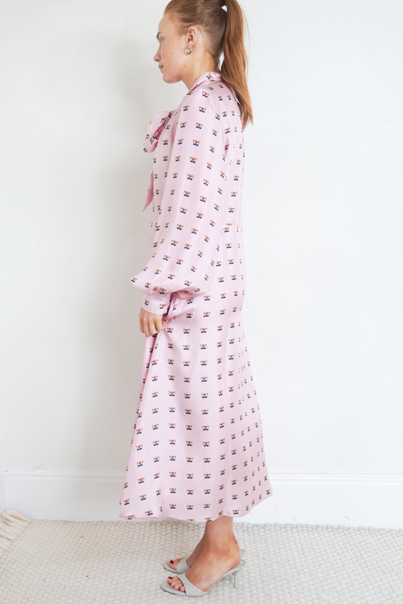 NEW Lisou Floral Pink Midi Dress RRP £350 | Authentic Preloved - Reloved Again