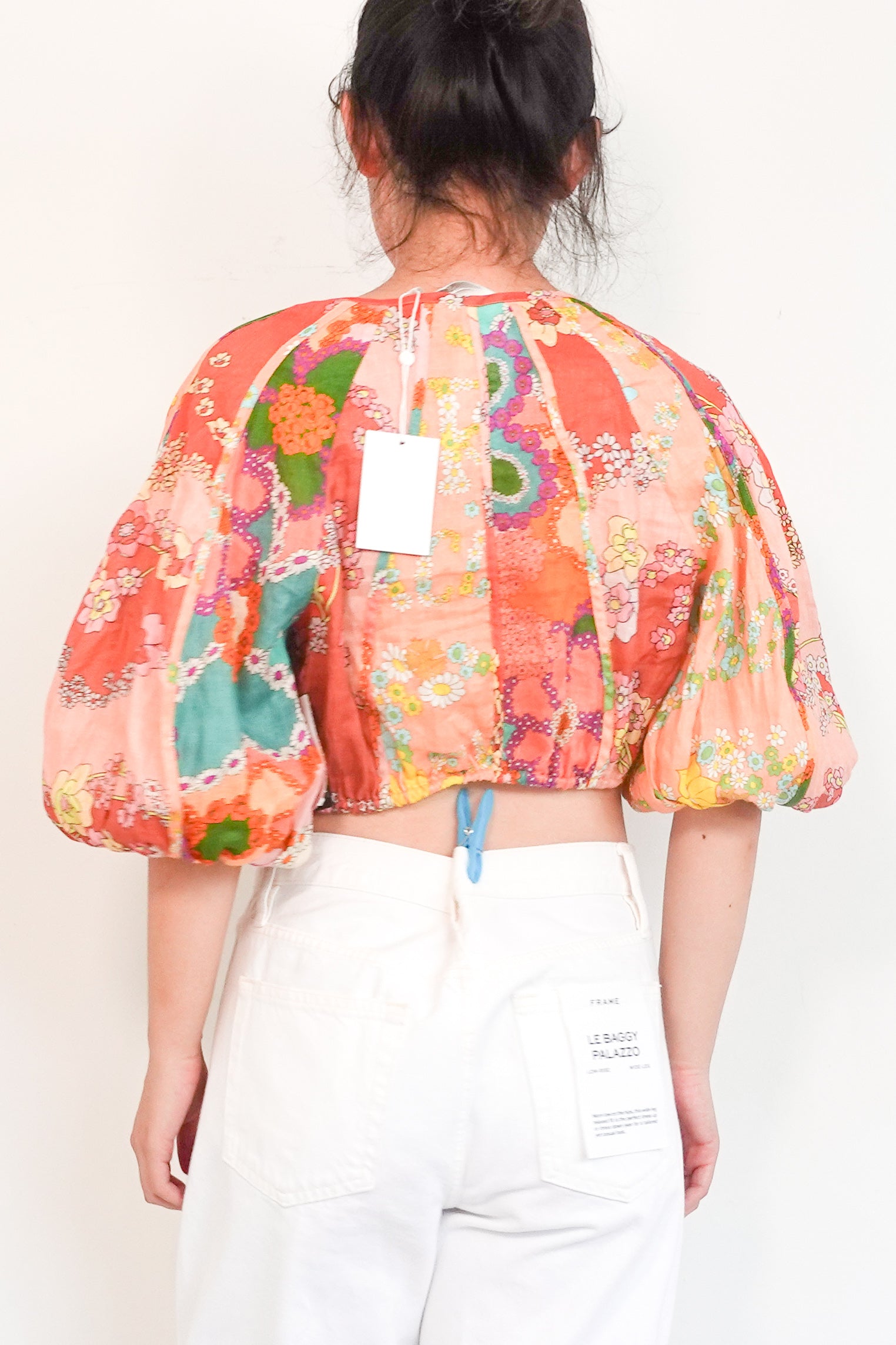 NEW Zimmermann Lola Panelled Crop Top RRP £250 | Authentic Preloved