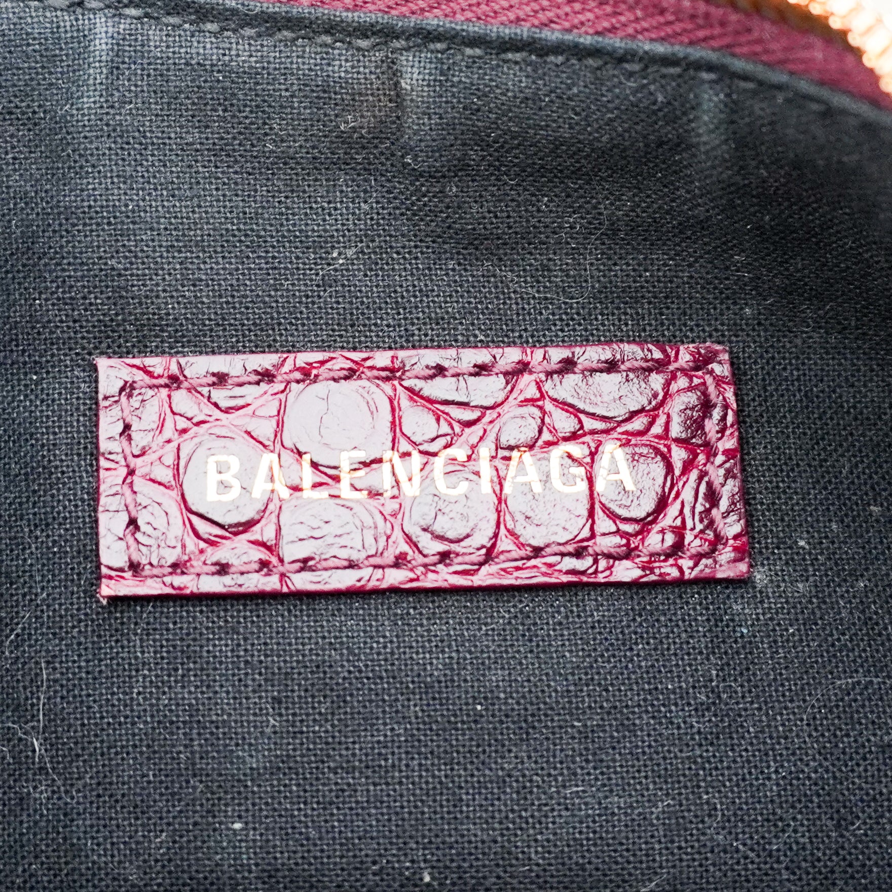 Balenciaga Burgundy XS Cargoyle Bag RRP £1890 | Authentic Preloved - Reloved Again