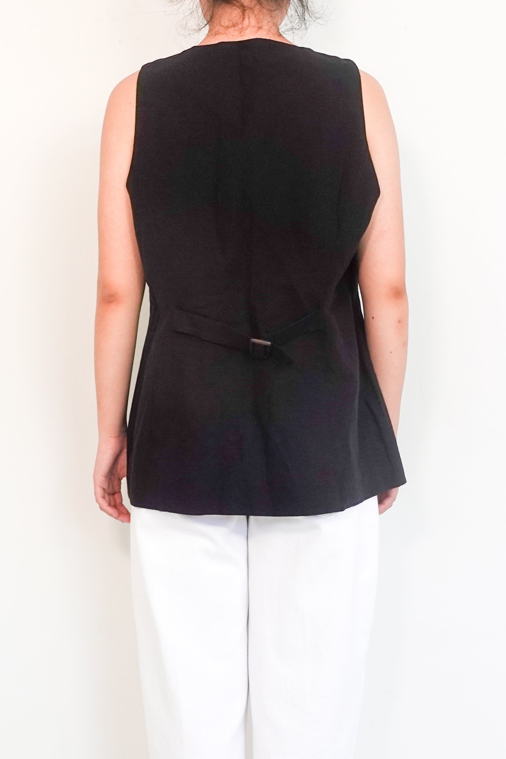 Aligne Black Waistcoat Top RRP £119 | Authentic Preloved