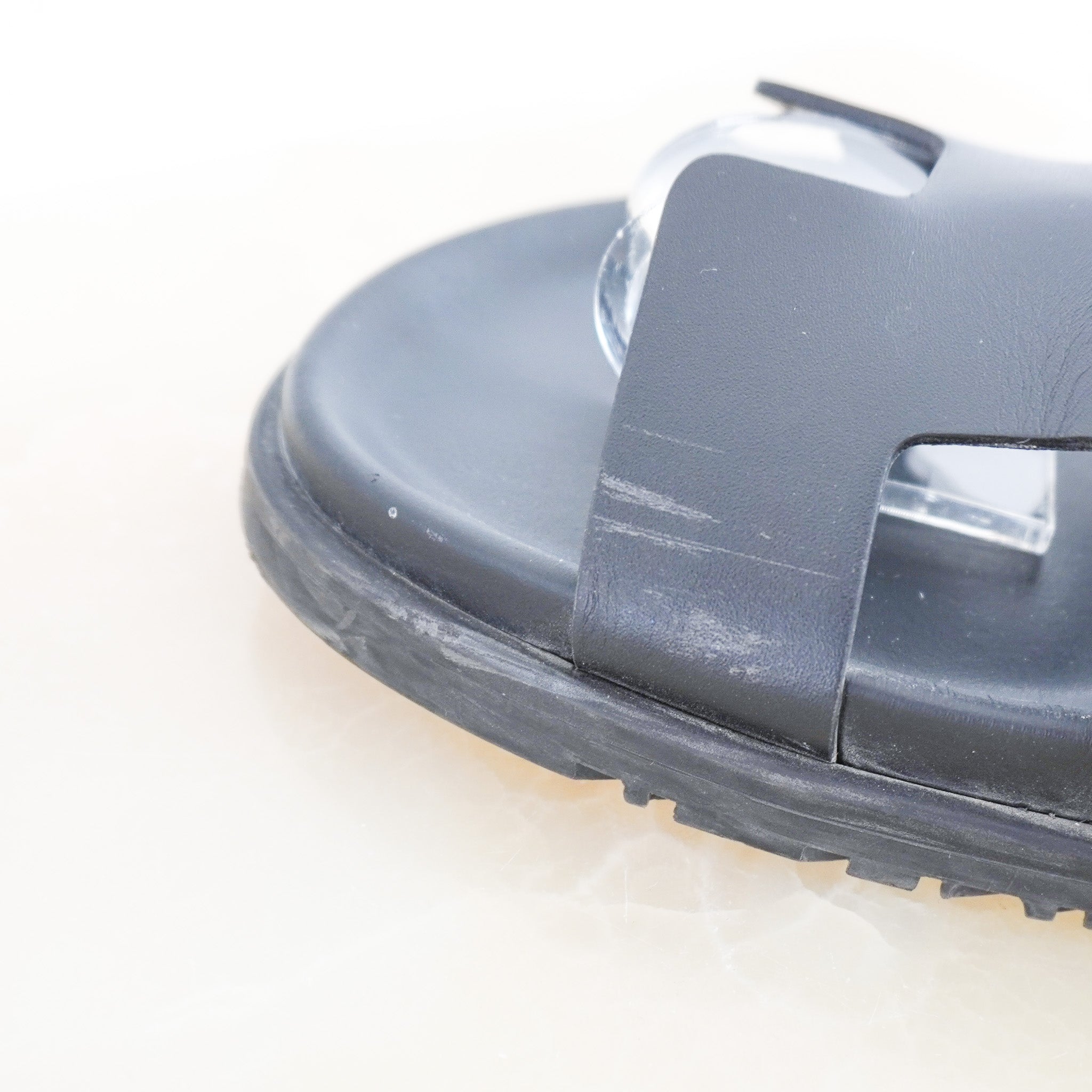 Hermes Chypre Sandals in Black RRP £790 | Authentic Preloved - Reloved Again