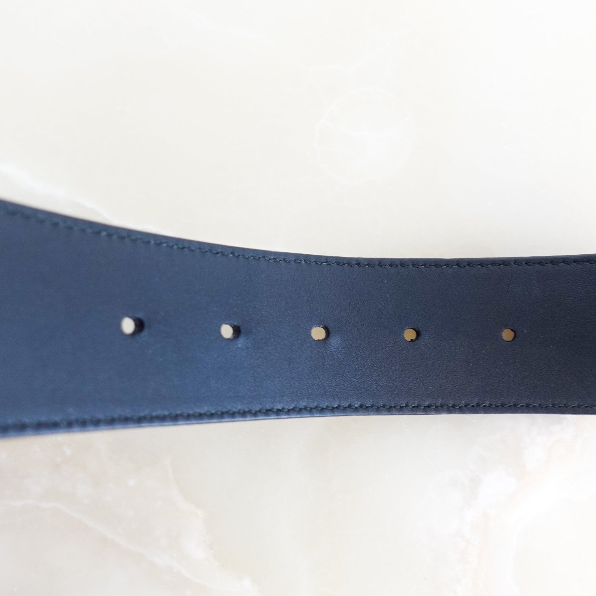 Gucci Double G Medium Belt in black RRP £410 | Authentic Preloved - Reloved Again