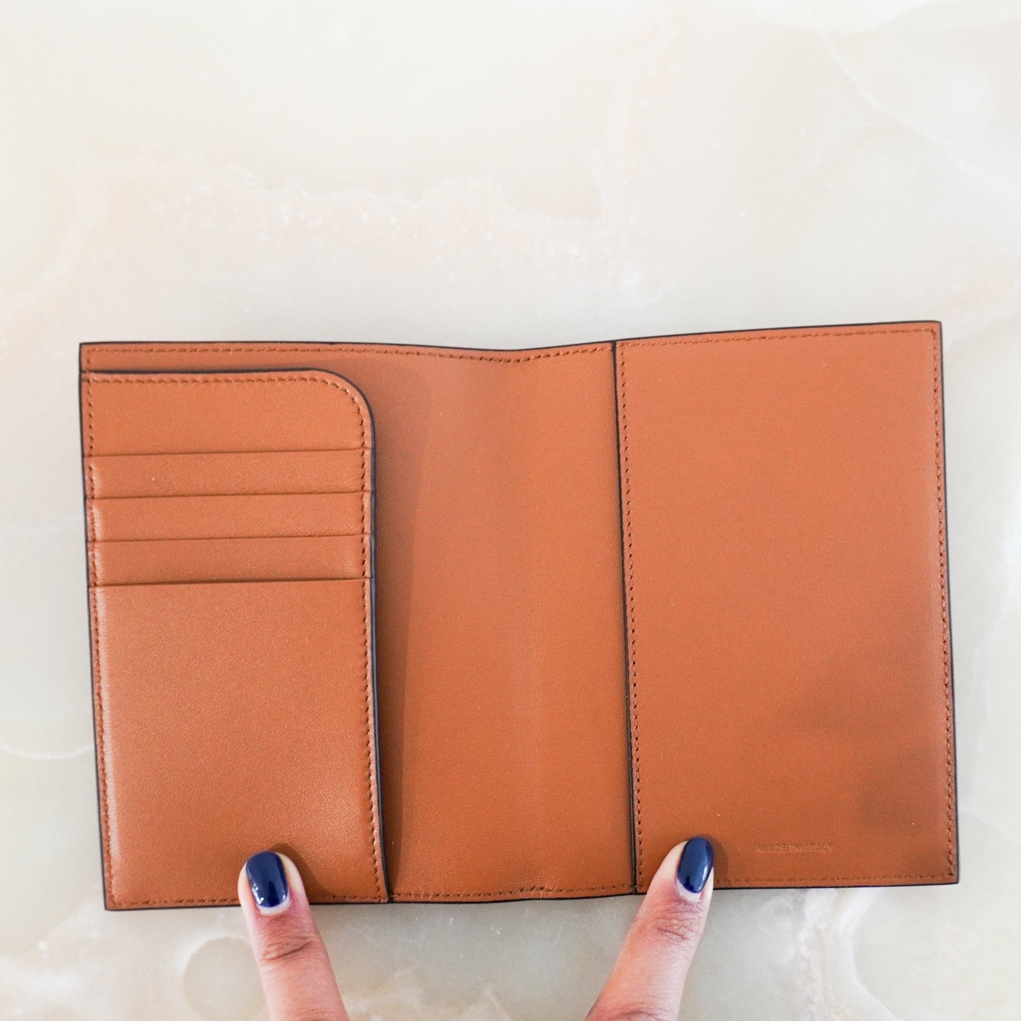 Celine Brown Leather Passport Holder RRP £280 | Authentic Preloved - Reloved Again