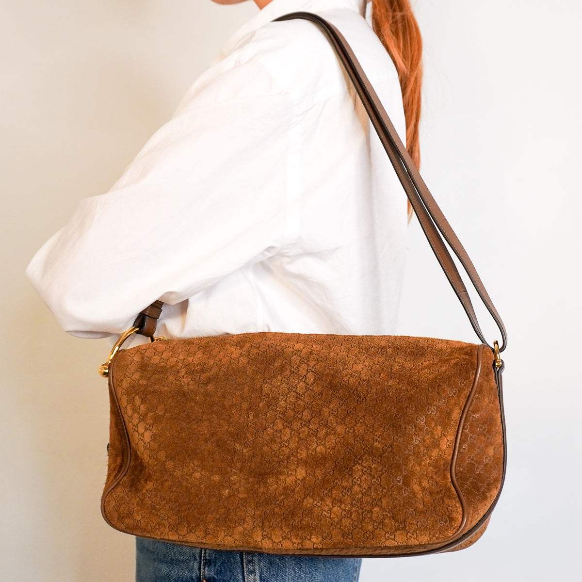 Gucci Half Horsebit Shoulder Bag (RRP £2560) | Authentic Preloved