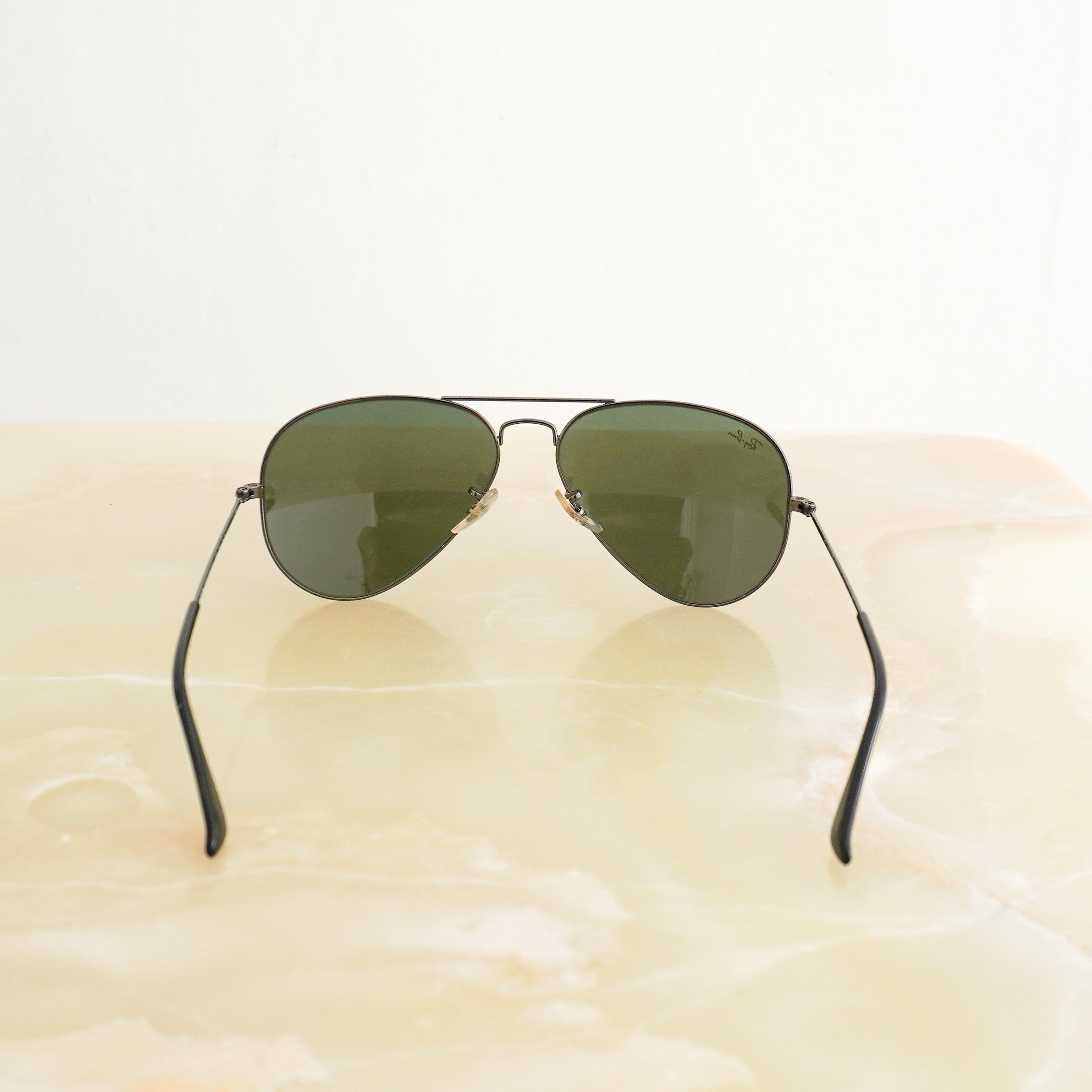 Ray-Ban RB3025 Aviator Large Metal Black Sunglasses (RRP £155) | Authentic Preloved FINAL SALE