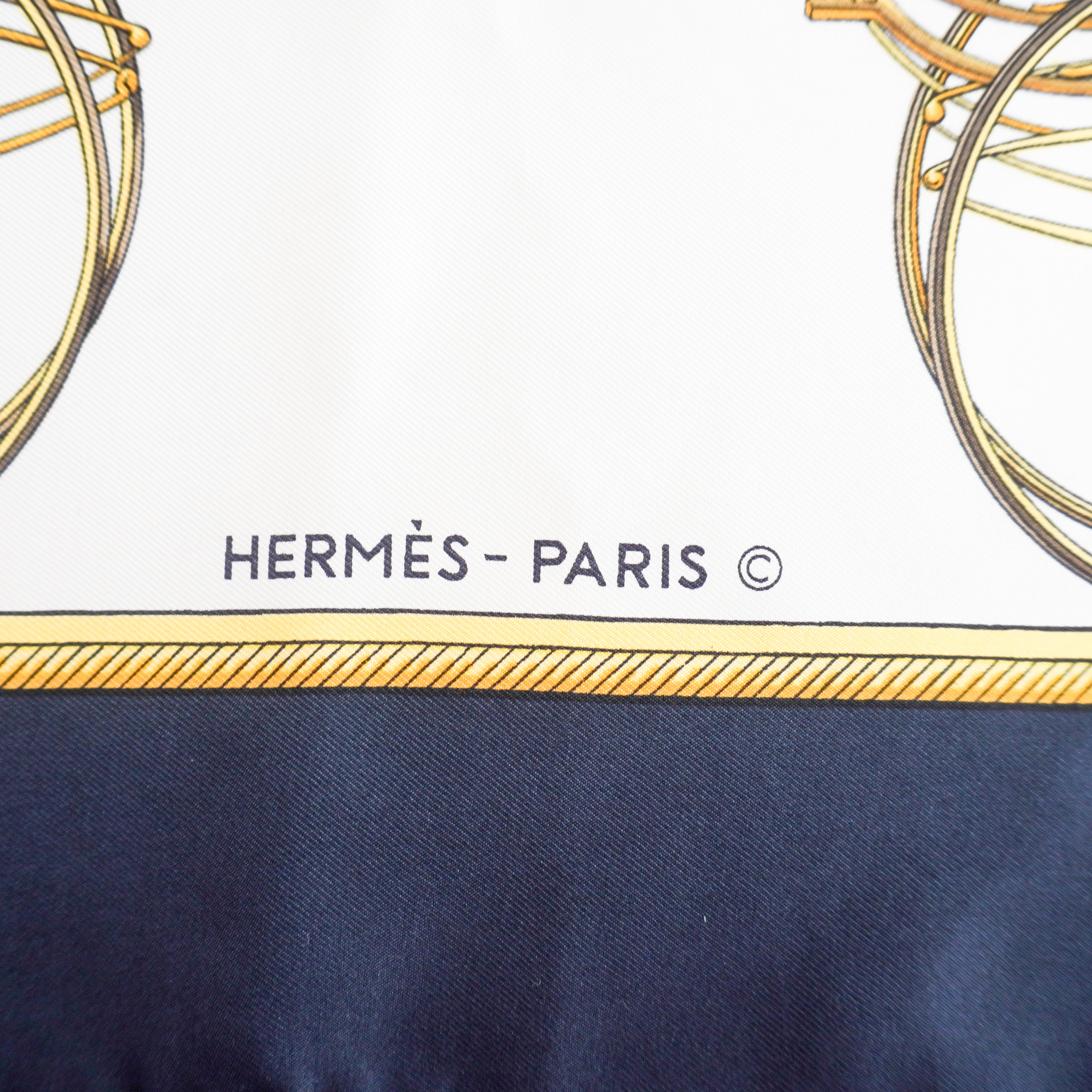 Hermès Les Voitures à Transformation Carré 90 Twill Scarf (RRP £520) | Authentic Preloved FINAL SALE