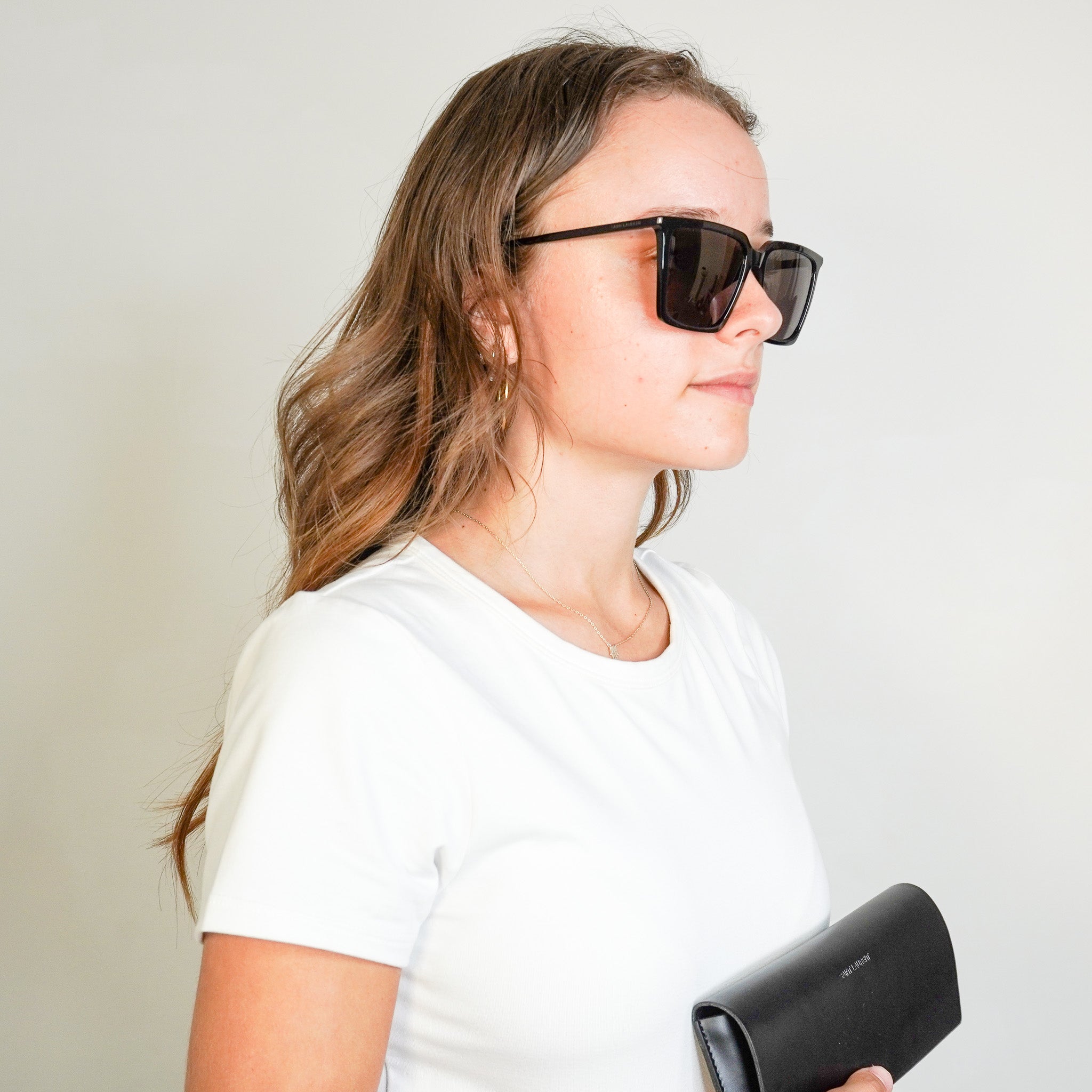 Saint Laurent Oversized Black Square Sunglasses (RRP £380) | Authentic Preloved FINAL SALE