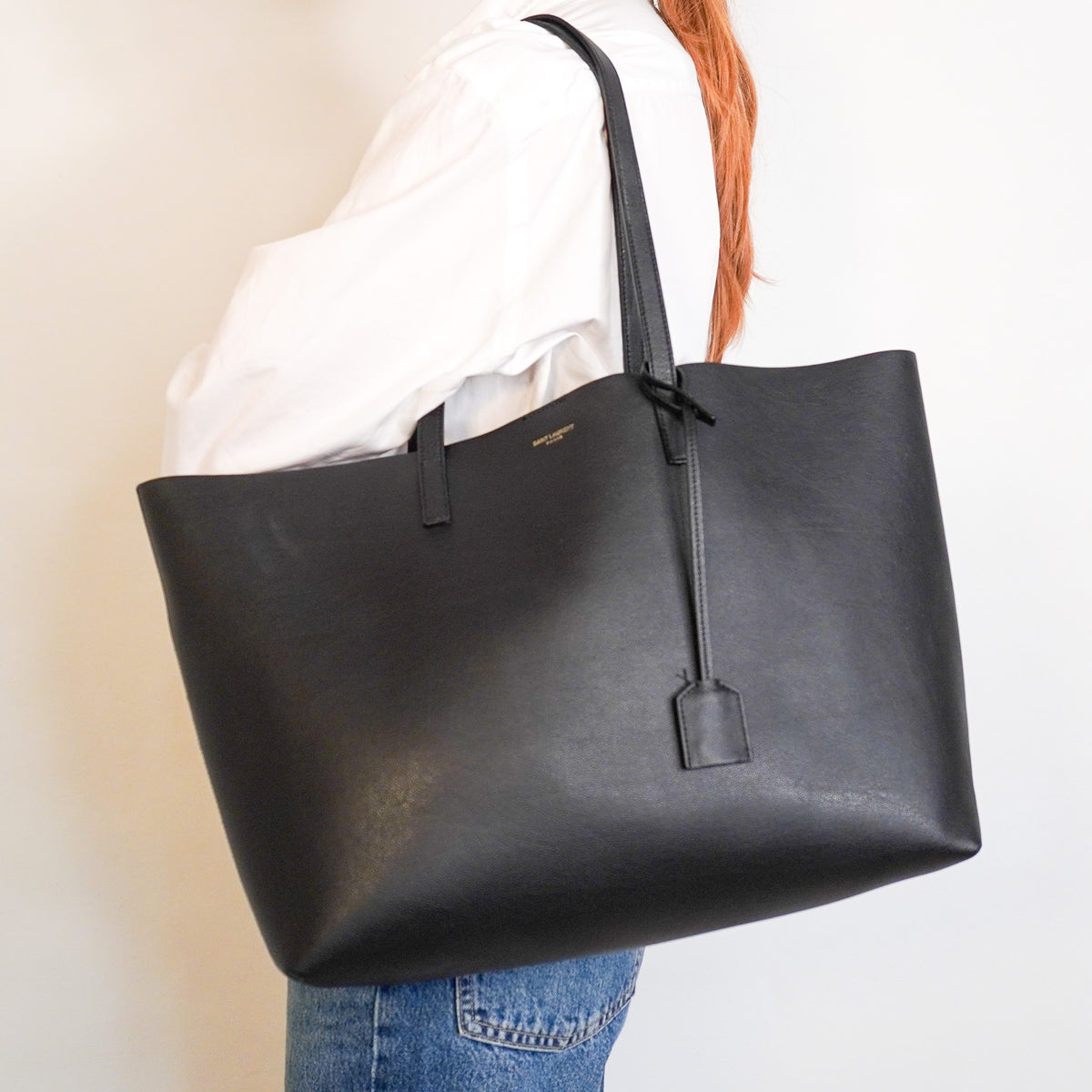 Saint Laurent East West Shopper Tote Bag (RRP £1100) | Authentic Preloved