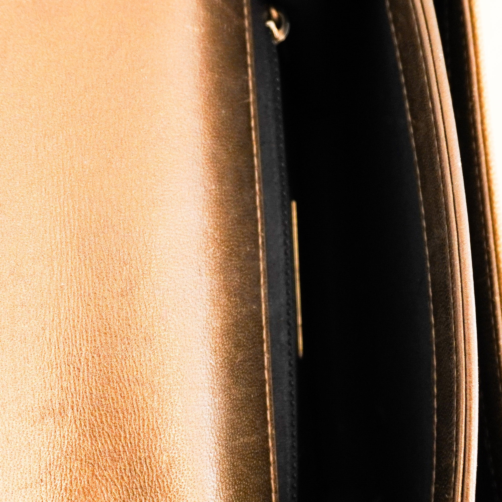 RARE Chanel Mini Metallic Calfskin and Caviar Chain Bag | Authentic Preloved - Reloved Again