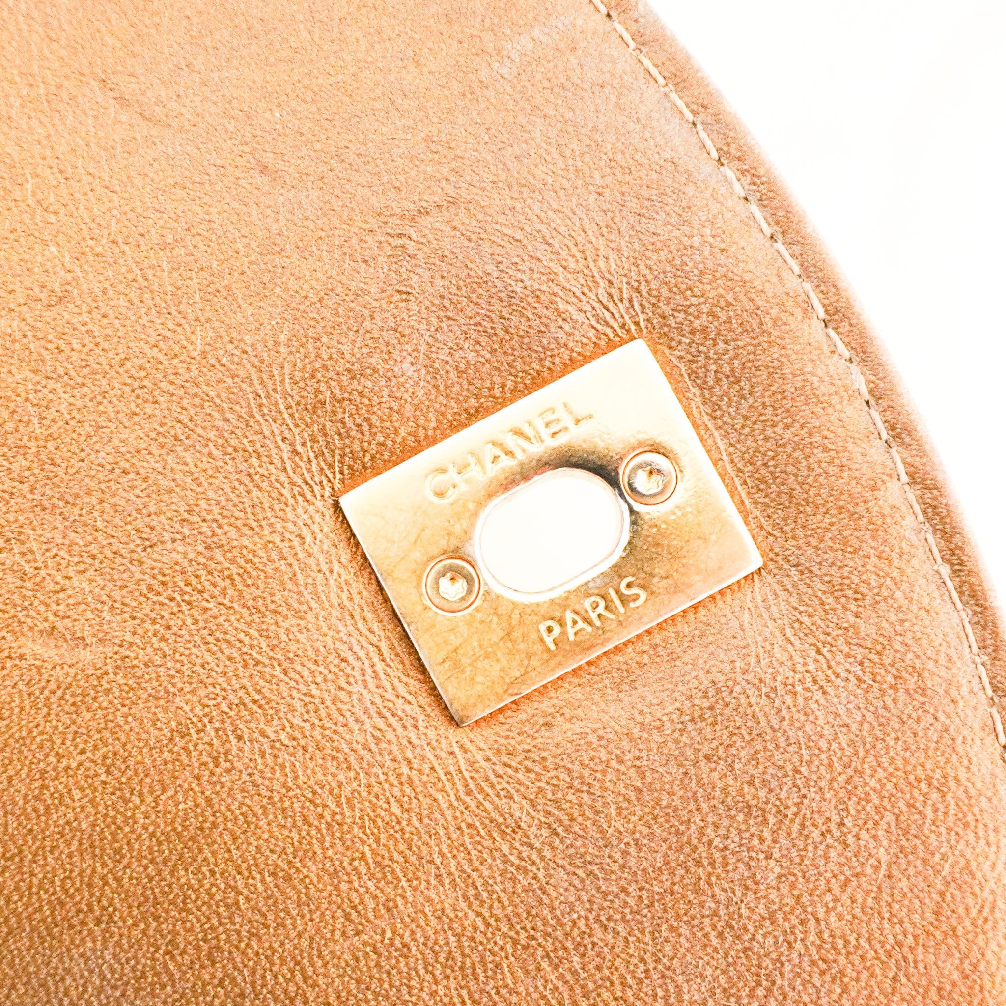 RARE Chanel Mini Metallic Calfskin and Caviar Chain Bag | Authentic Preloved - Reloved Again