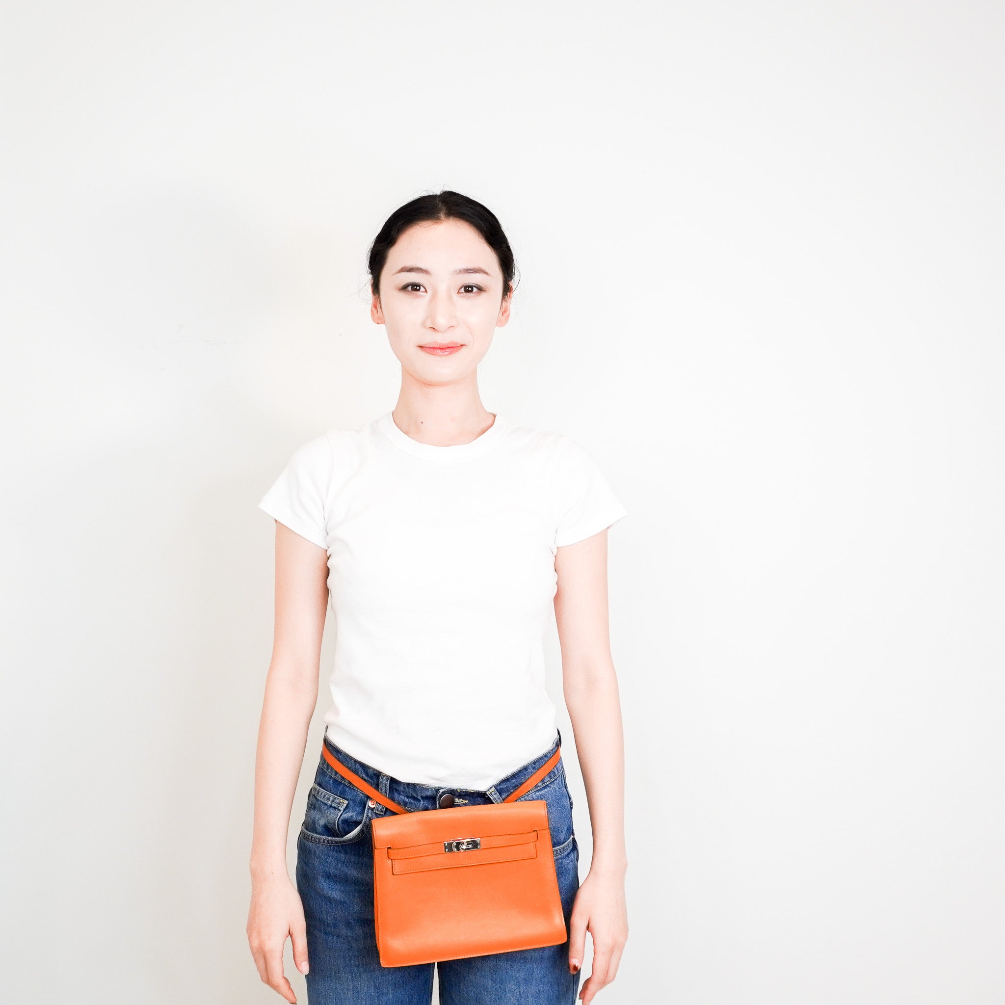 Hermès Kelly Danse Orange in Swift Leather | Authentic Preloved - Reloved Again