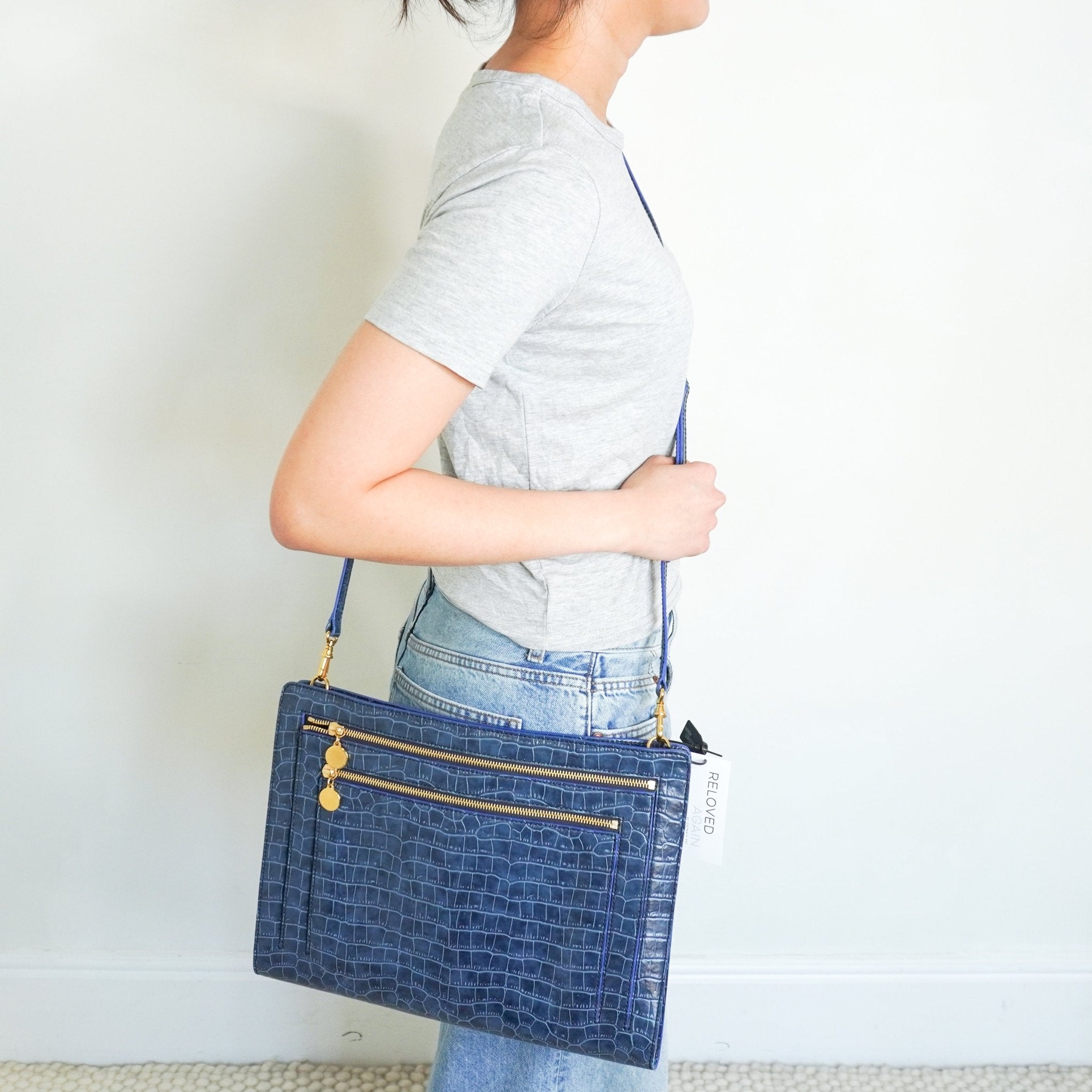 Stella McCartney Blue Crossbody Bag RRP £540| Authentic Preloved