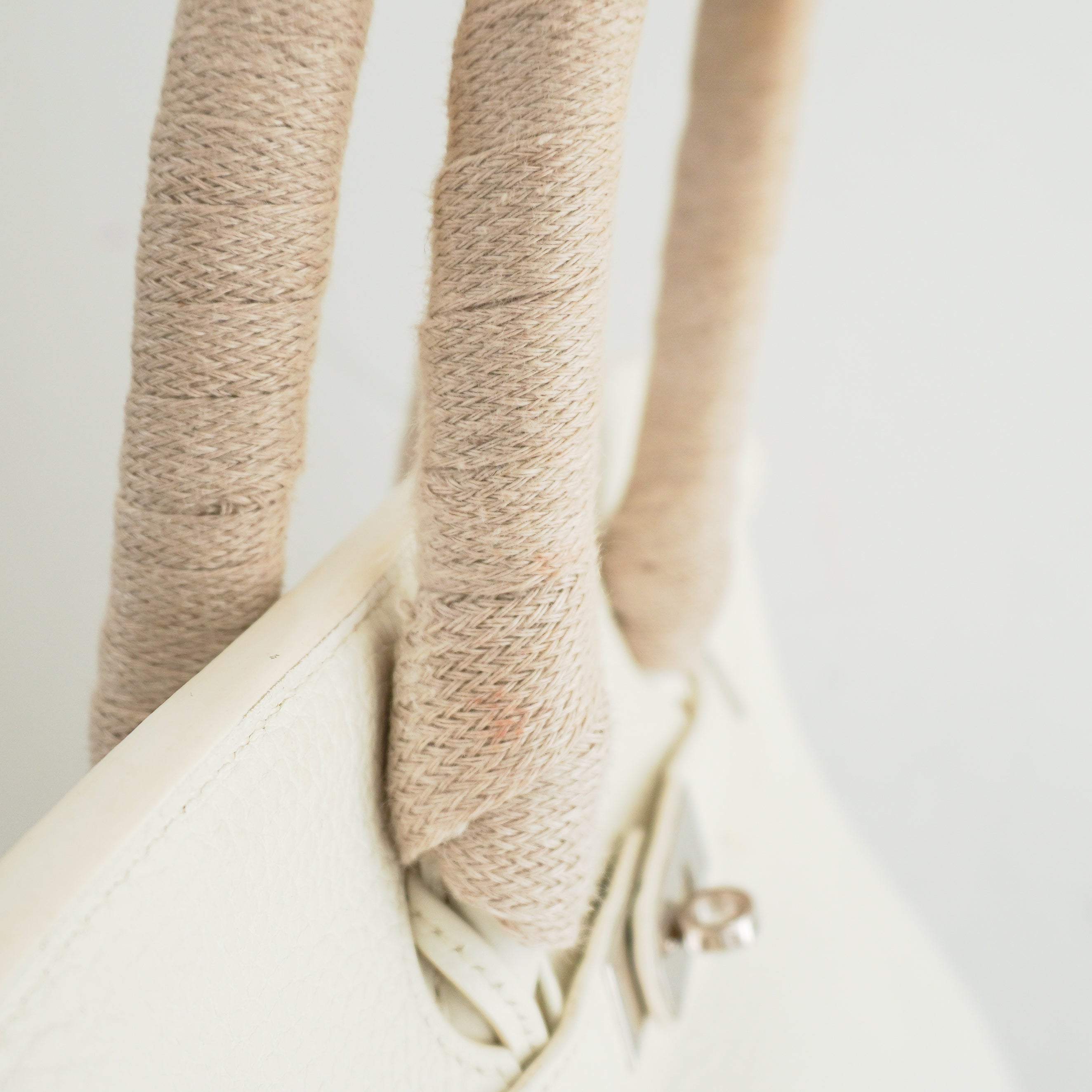 Hermès White Birkin 35 Togo Leather Palladium Hardware | Authentic Preloved