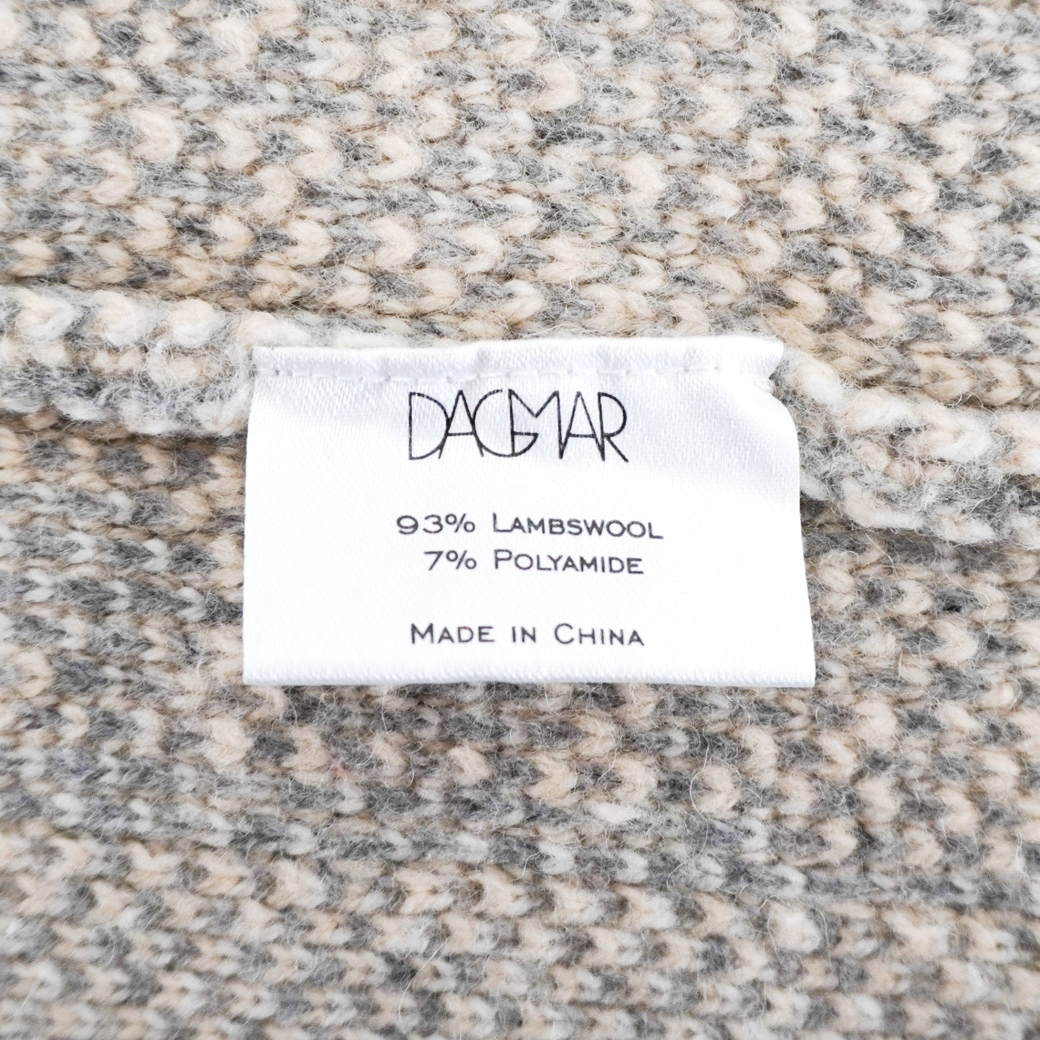 Dagmar Grey and Cream Shawl RRP £270 | Authentic Preloved