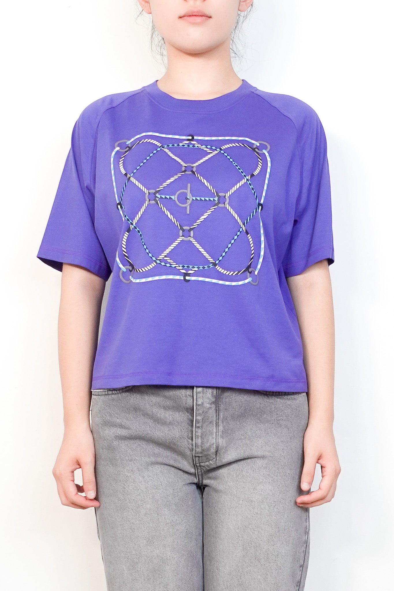 NEW Hermès Paris Purple Figure Artistique T-Shirt RRP £500 | Authentic Preloved - Reloved Again