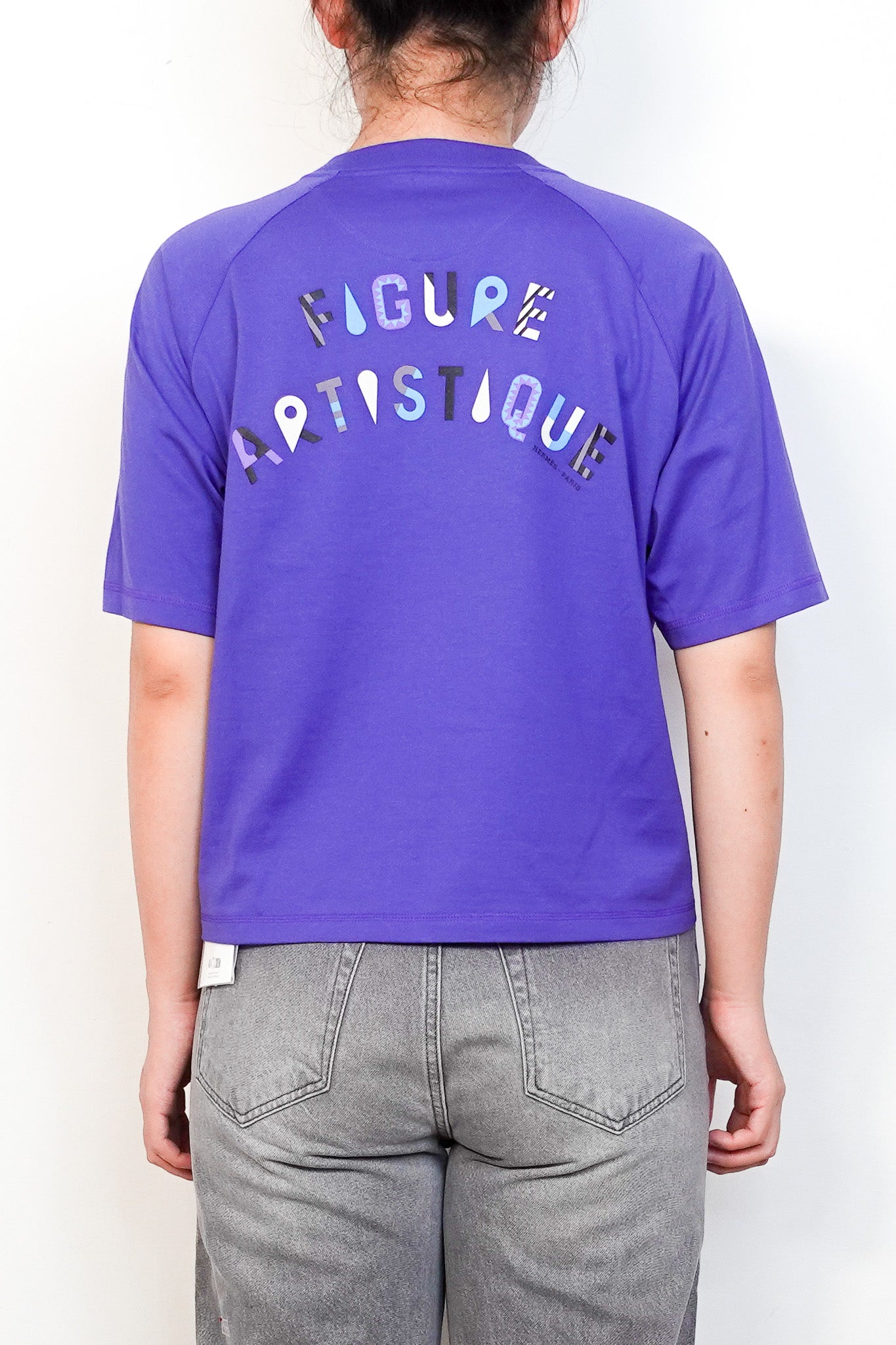 NEW Hermès Paris Purple Figure Artistique T-Shirt RRP £500 | Authentic Preloved - Reloved Again
