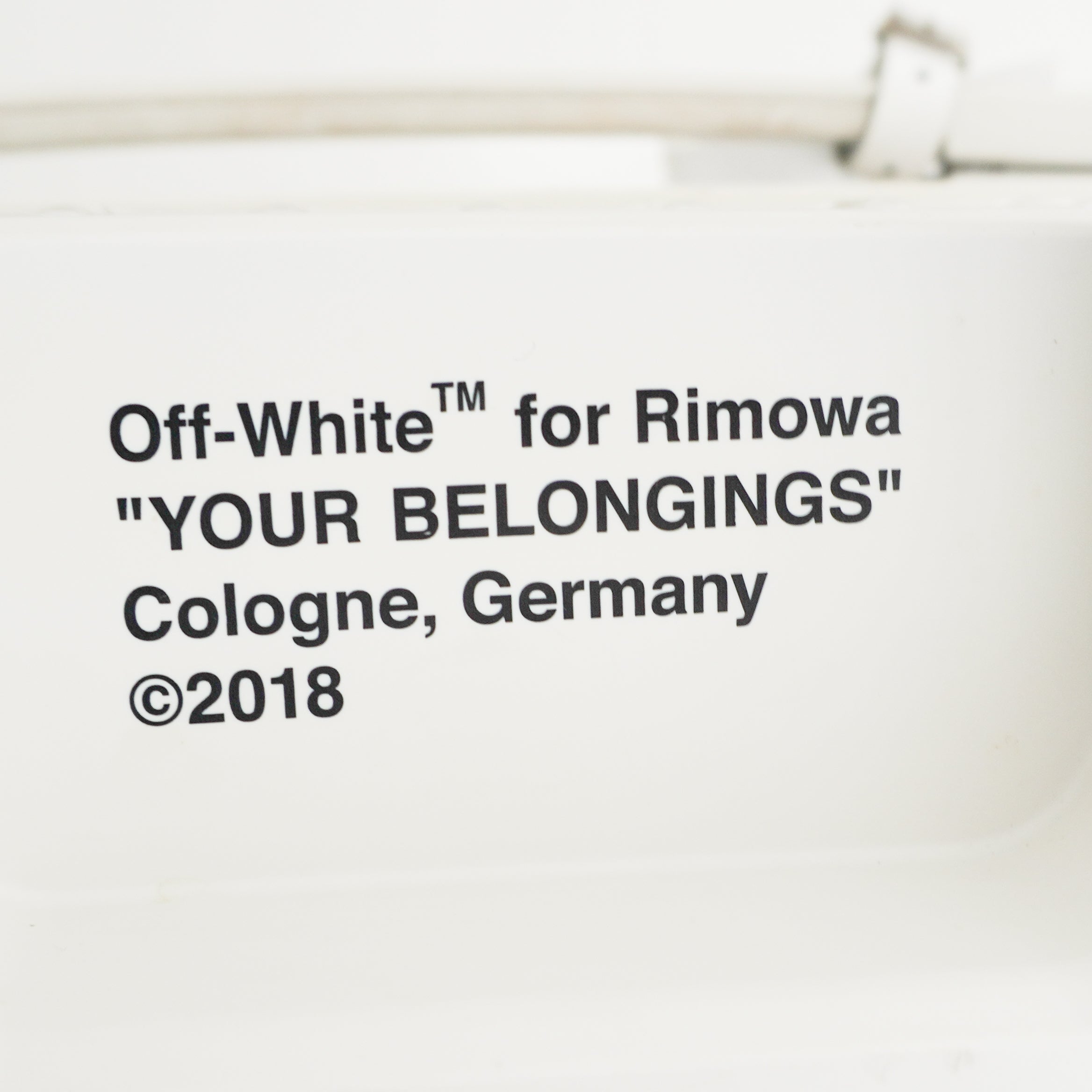 Off-White™ x RIMOWA "See Through" Cabin Multiwheel 36L – White (Transparent) (RRP £2570) | Authentic Preloved