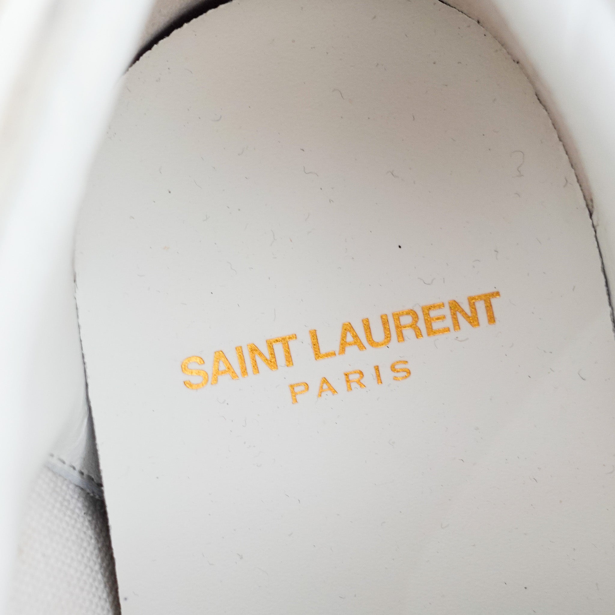 NEW Saint Laurent Glass Court Trainers RRP £555 | Preloved Authentic