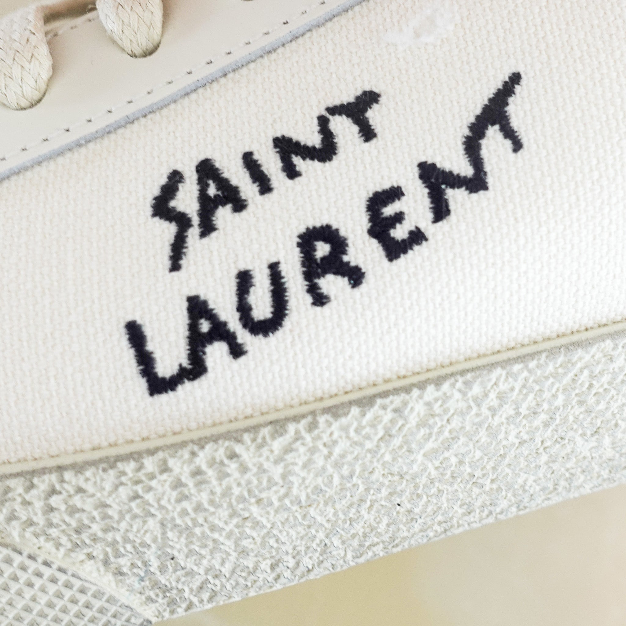 NEW Saint Laurent Glass Court Trainers RRP £555 | Preloved Authentic