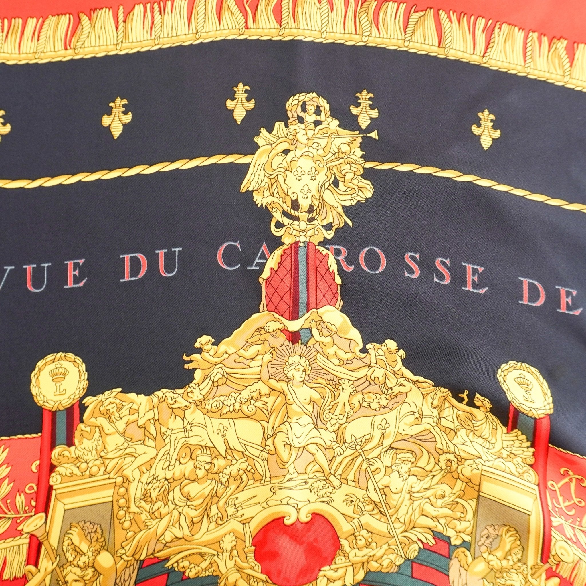 Hermès Vue du Carrosse de la Galère La Réale Carré 90 Twill Scarf (RRP £520) | Authentic Preloved FINAL SALE - Reloved Again