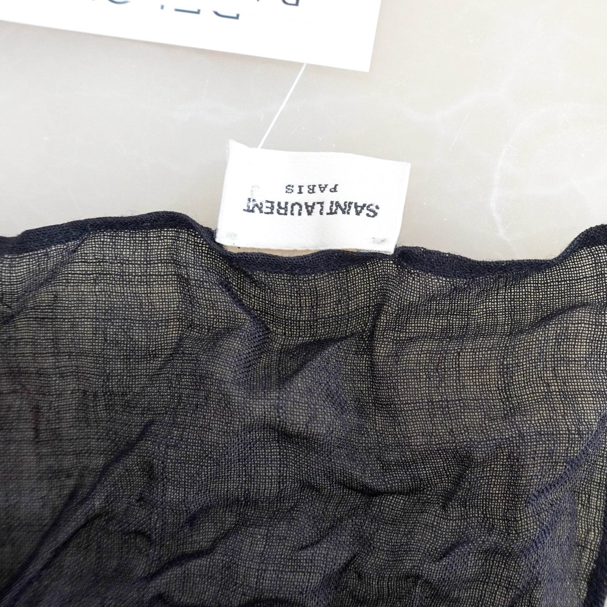 Saint Laurent Star Print Wool Scarf (RRP £500) | Authentic Preloved FINAL SALE - Reloved Again