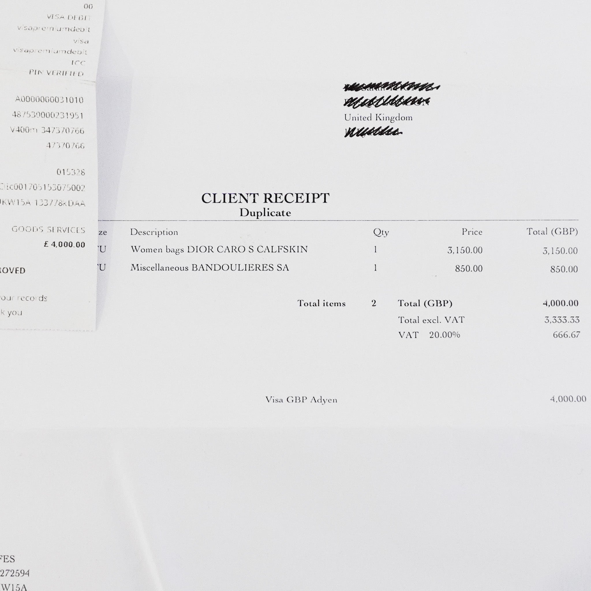 Dior Embroidery Bag Strap RRP £800 | Authentic Preloved FINAL SALE - Reloved Again