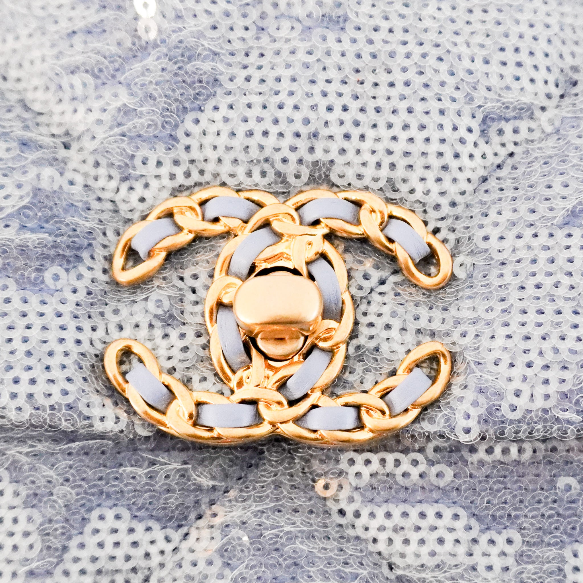 NEW Chanel 19 Blue Sequin Small Single Flap Bag RRP £5500 | Authentic Preloved - Reloved Again