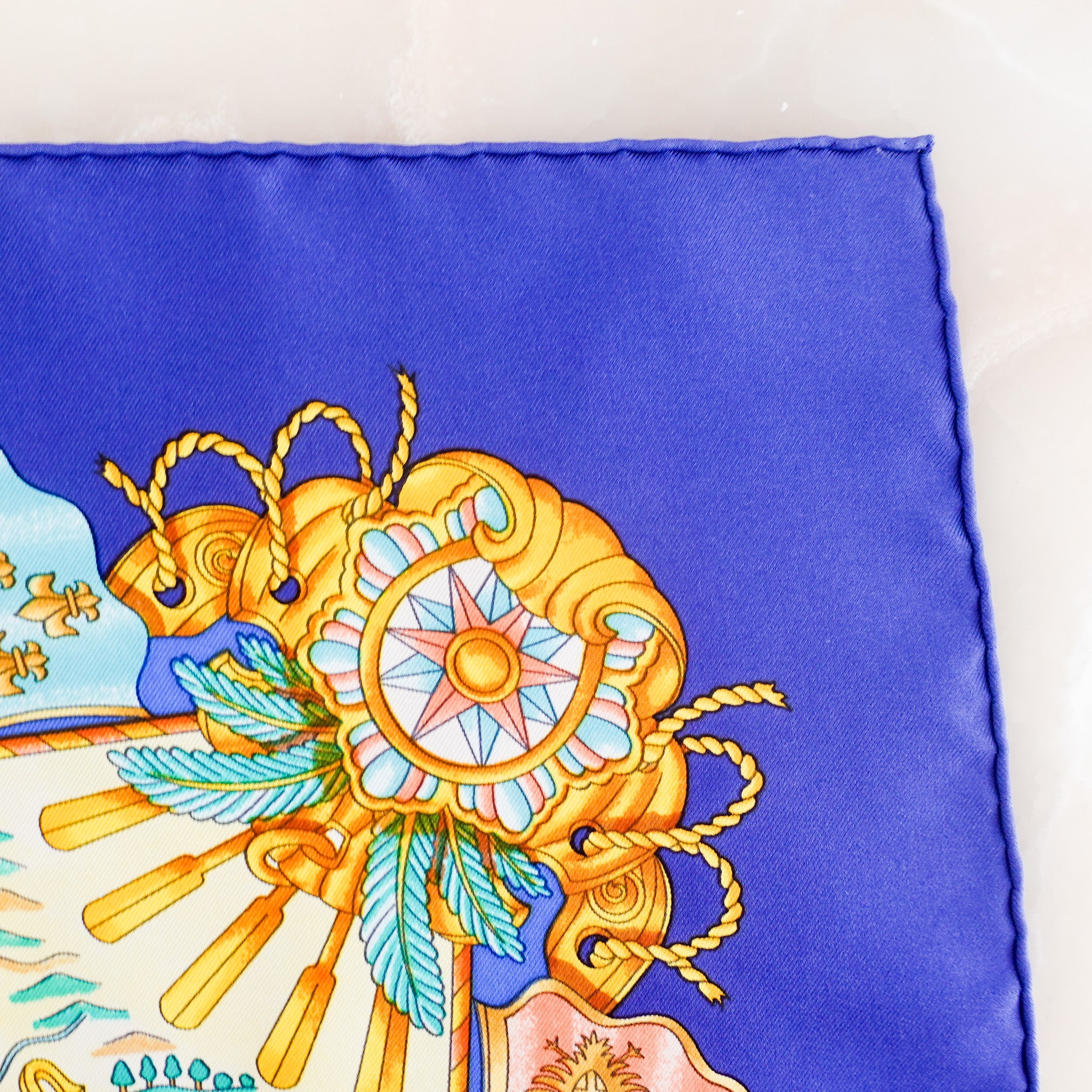 Hermes “Christopher Columbus” Silk Scarf RRP £475 | Preloved Authentic