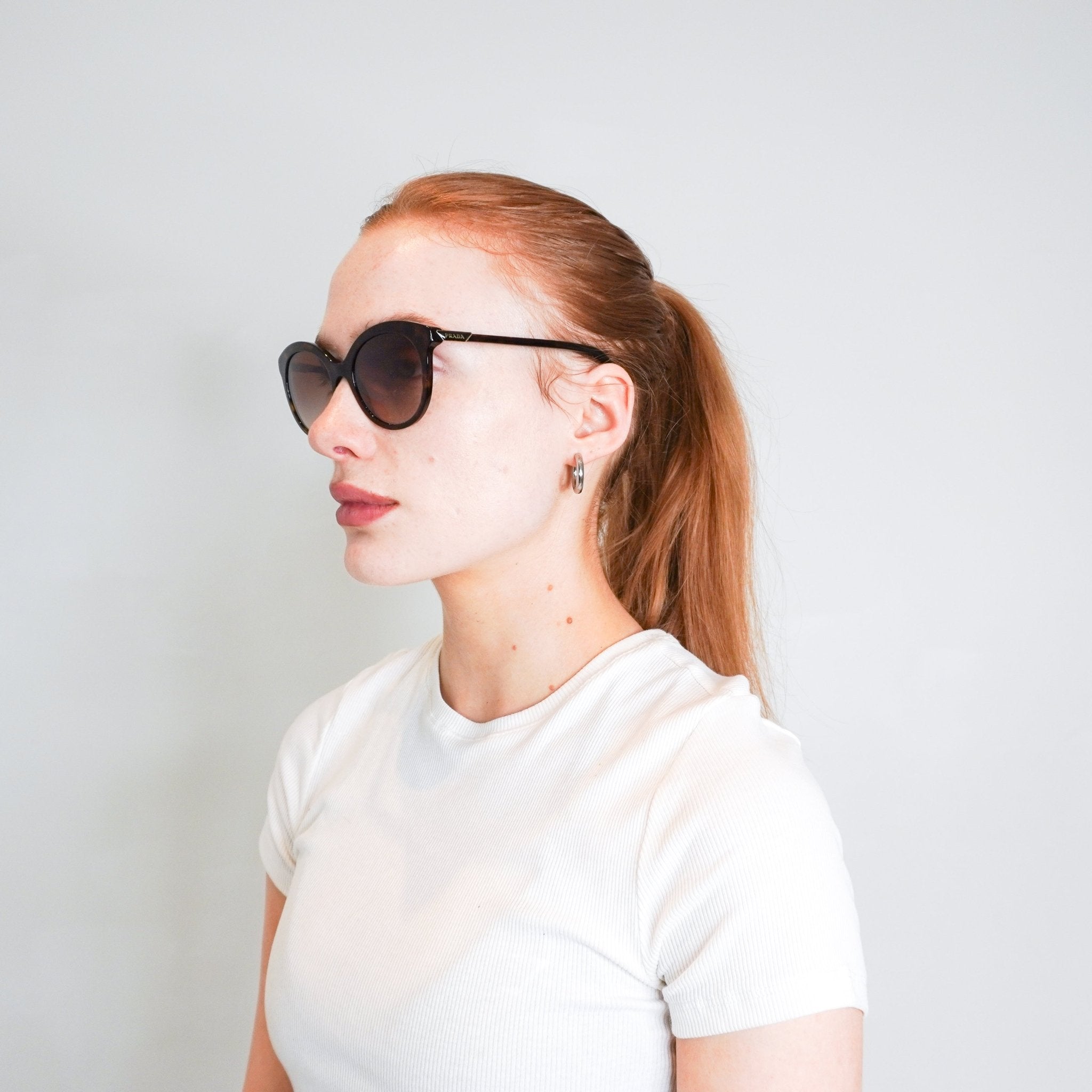 Prada Round Tortoiseshell Sunglasses RRP £365 | Authentic Preloved FINAL SALE - Reloved Again