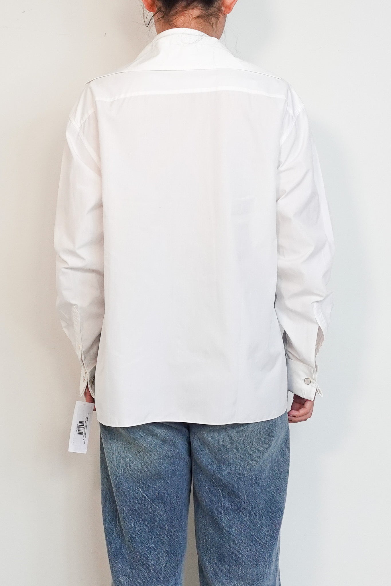 Chanel white Blouse with mother of pearl buttons | Authentic Preloved