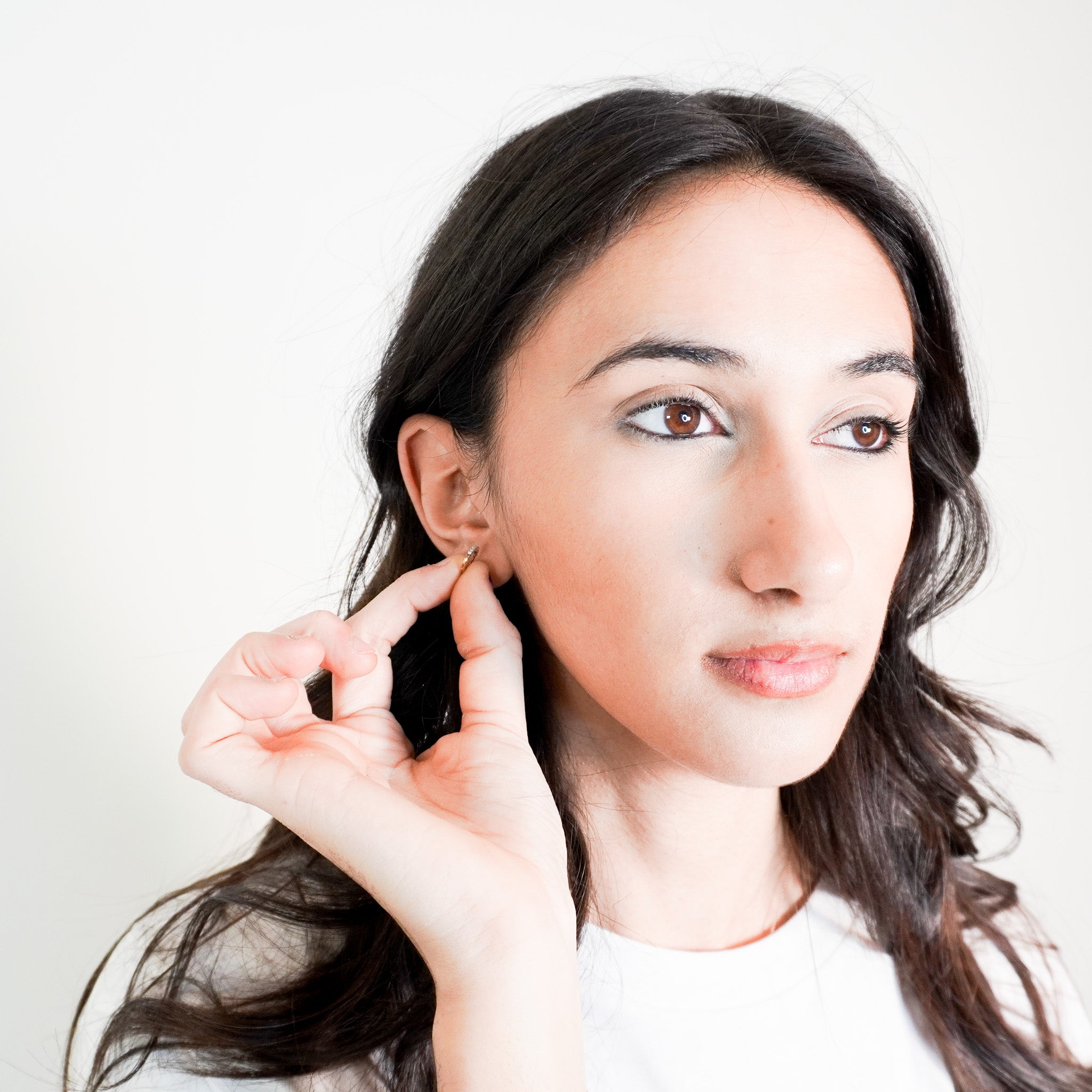 Maria Tash Invisible Set Diamond Crescendo Bar Threaded Stud Earring RRP £1950 | Authentic Preloved FINAL SALE - Reloved Again