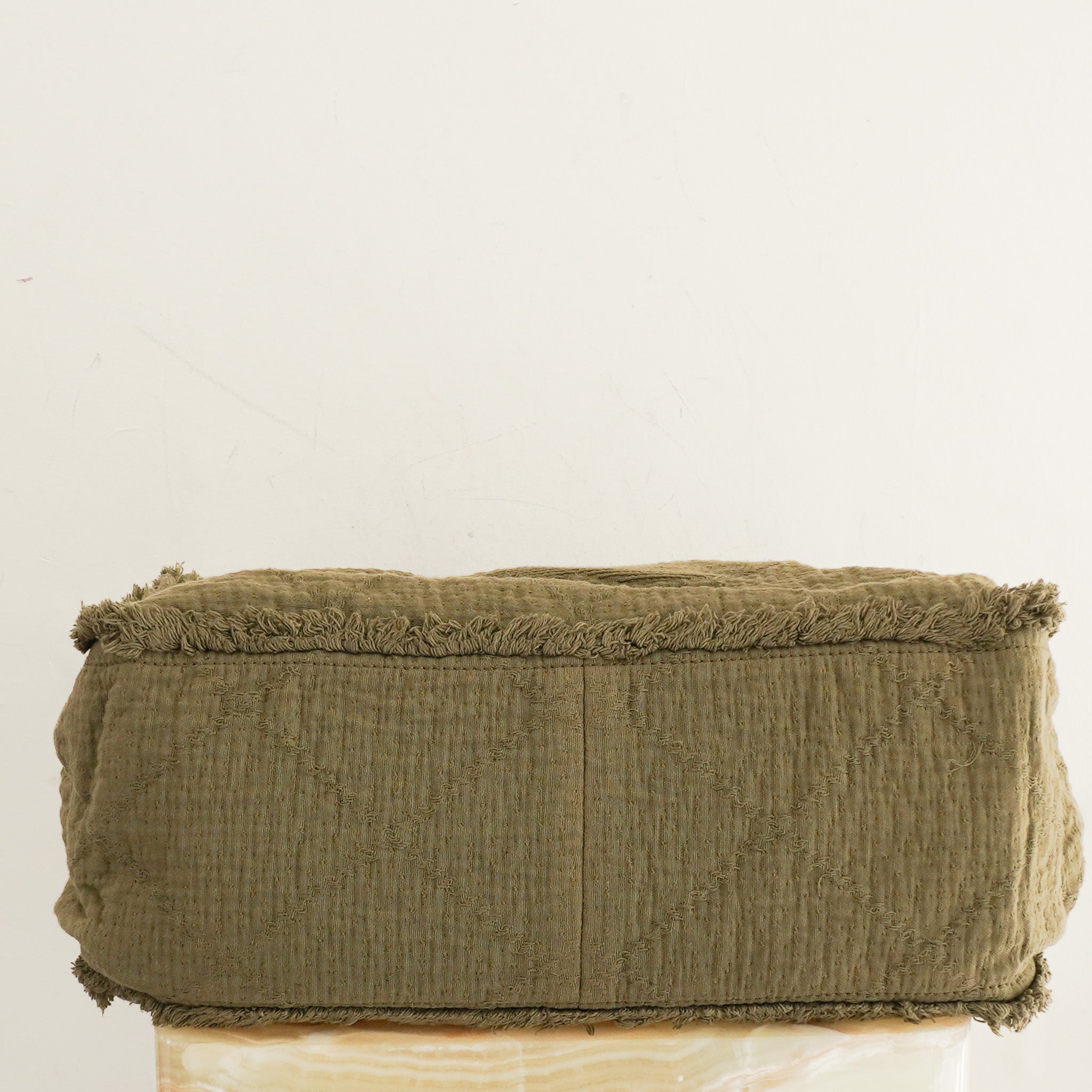 Chanel Deauville Tote on Khaki RRP £3800 | Authentic Preloved - Reloved Again