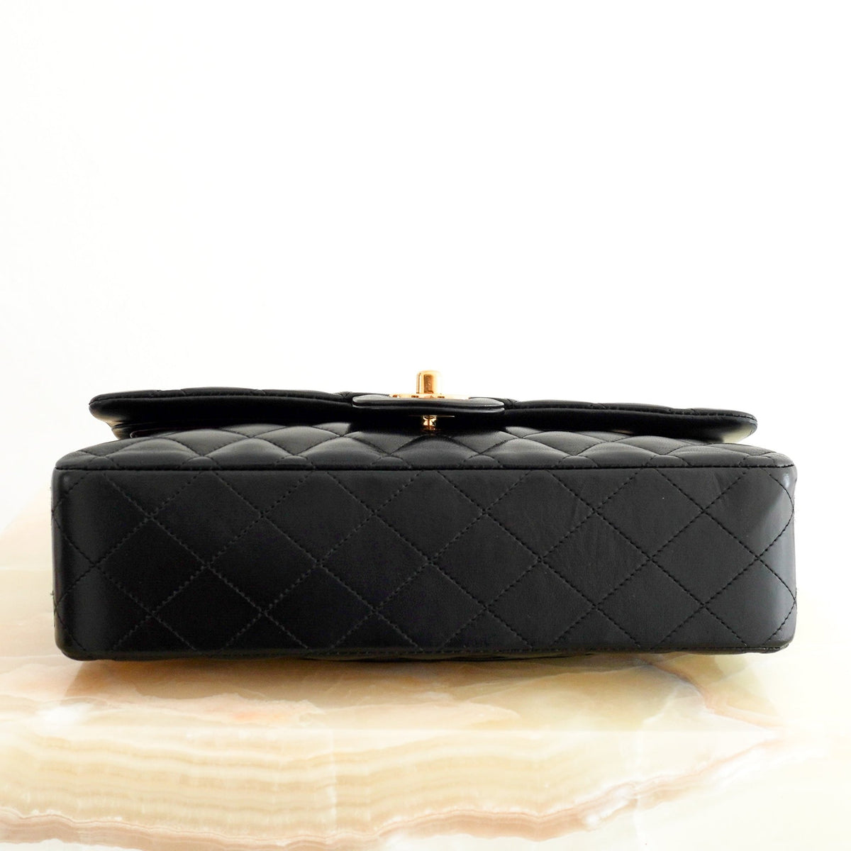 Chanel Medium Classic 11.12 Double Flap Bag Black Lambskin Gold Hardware RRP (£9090) | Authentic Preloved - Reloved Again