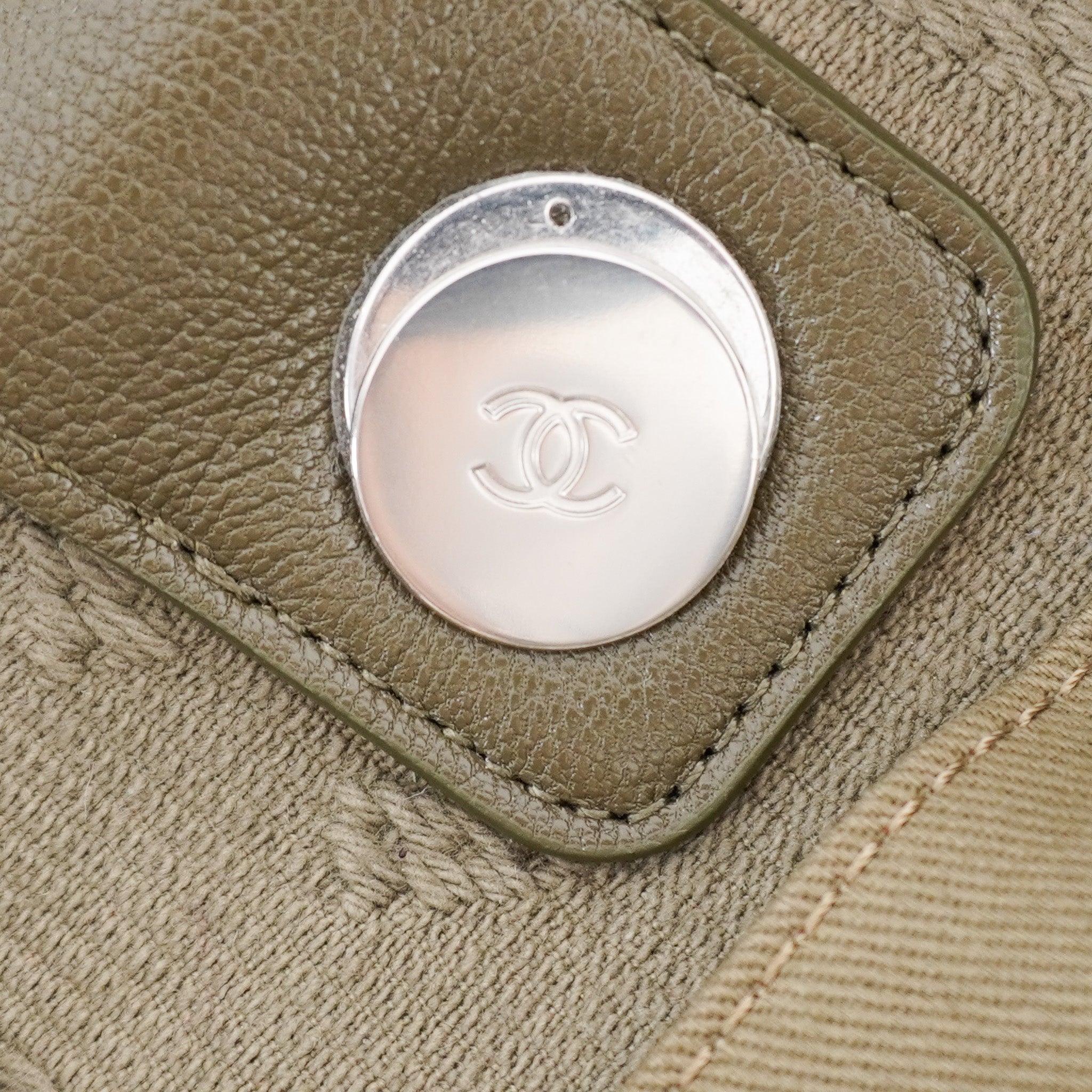 Chanel Deauville Tote on Khaki RRP £3800 | Authentic Preloved - Reloved Again