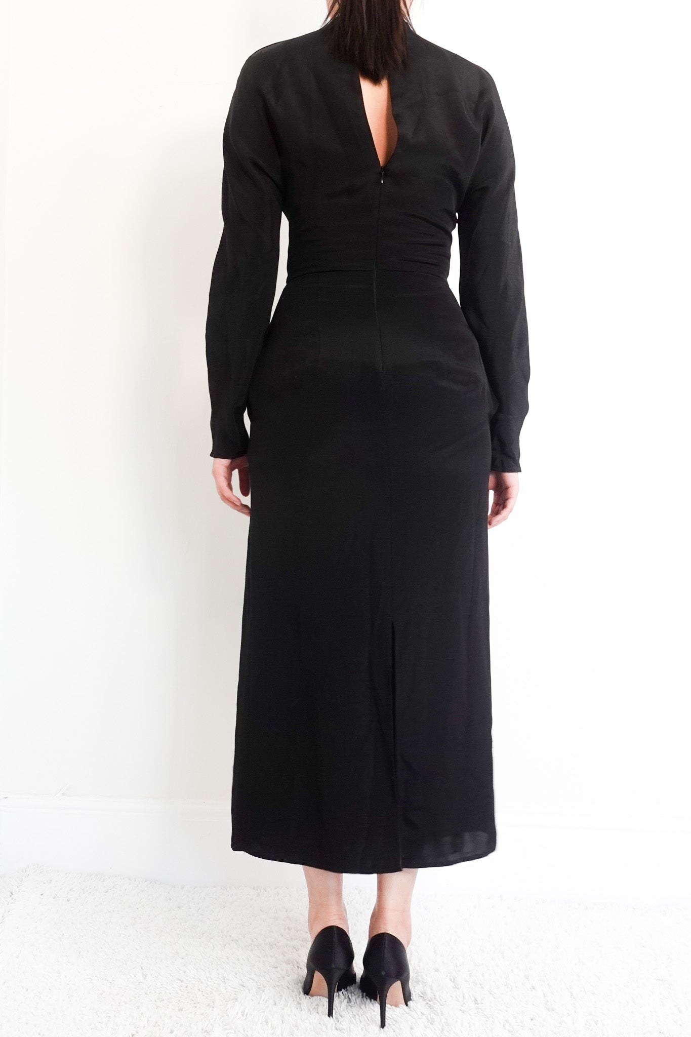 Black “Long Day” Maxi Dress RRP £250