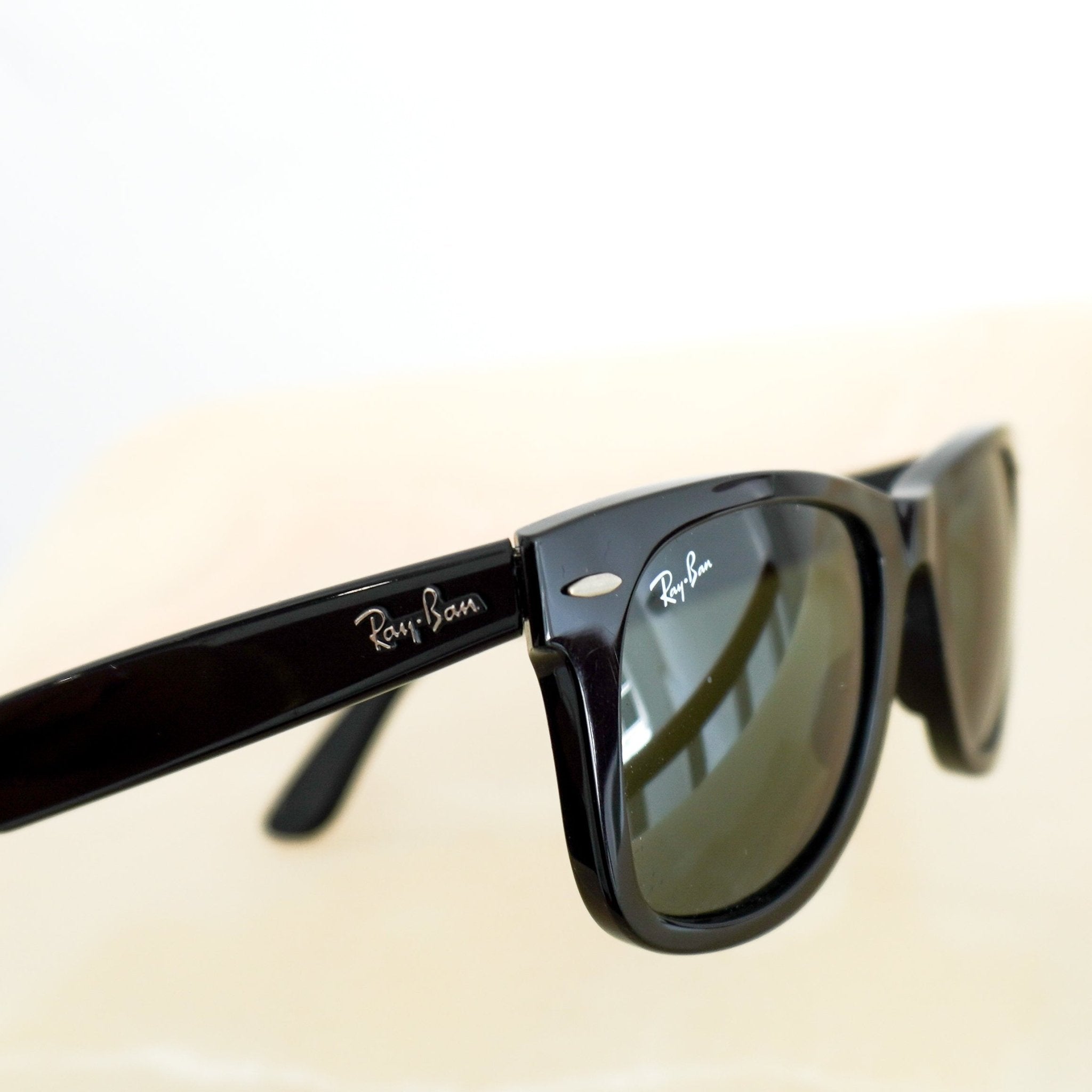 Ray-Ban RB2140 Original Wayfarer Classic Black Sunglasses (RRP £155) | Authentic Preloved FINAL SALE - Reloved Again