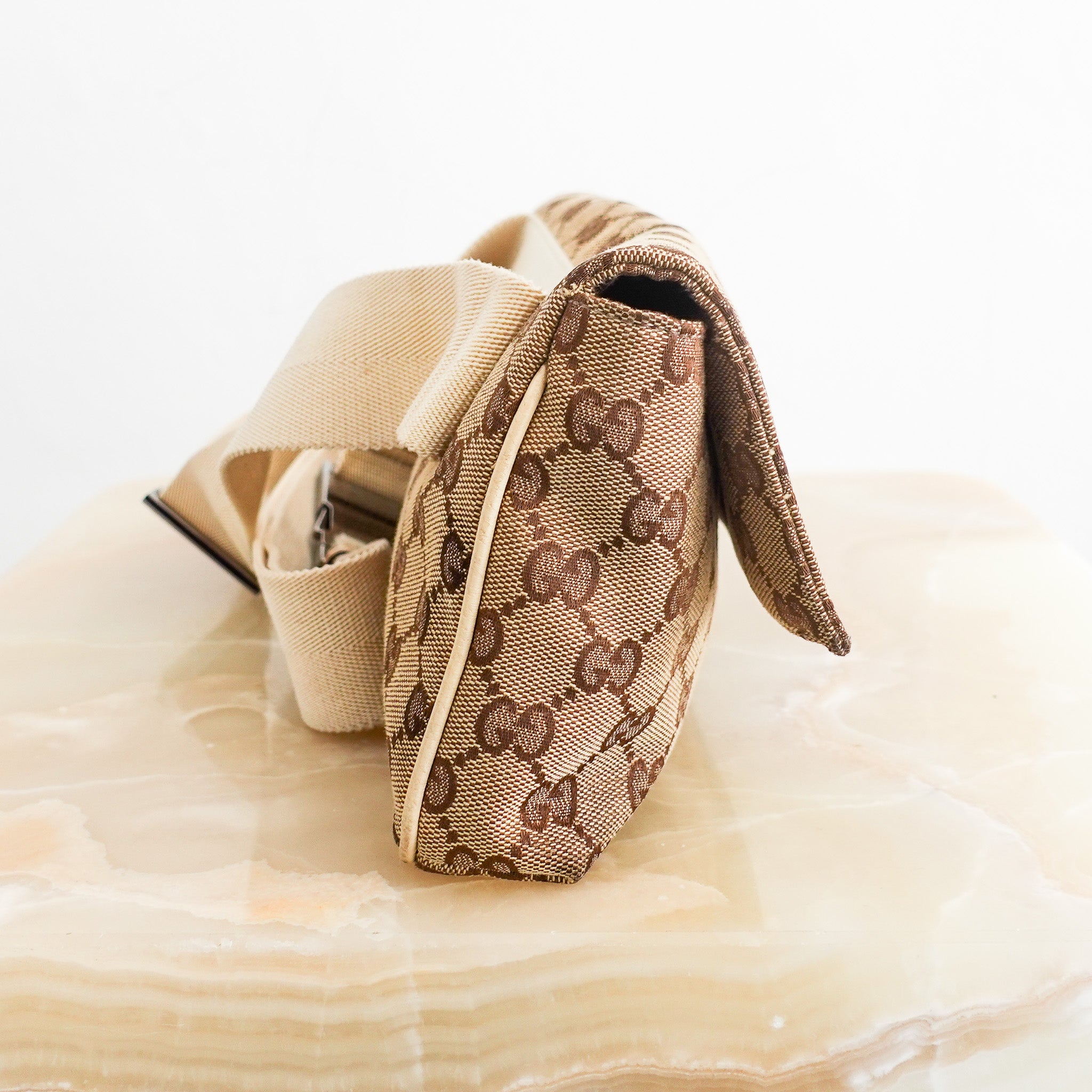 Gucci GG Monogram Belt Bag RRP £1000| Authentic Preloved