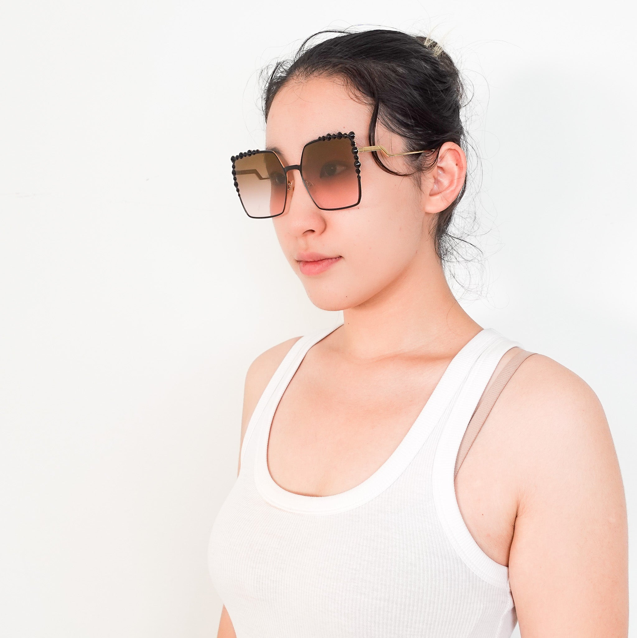 Fendi black Stud embellished Sunglasses | Authentic Preloved - Reloved Again