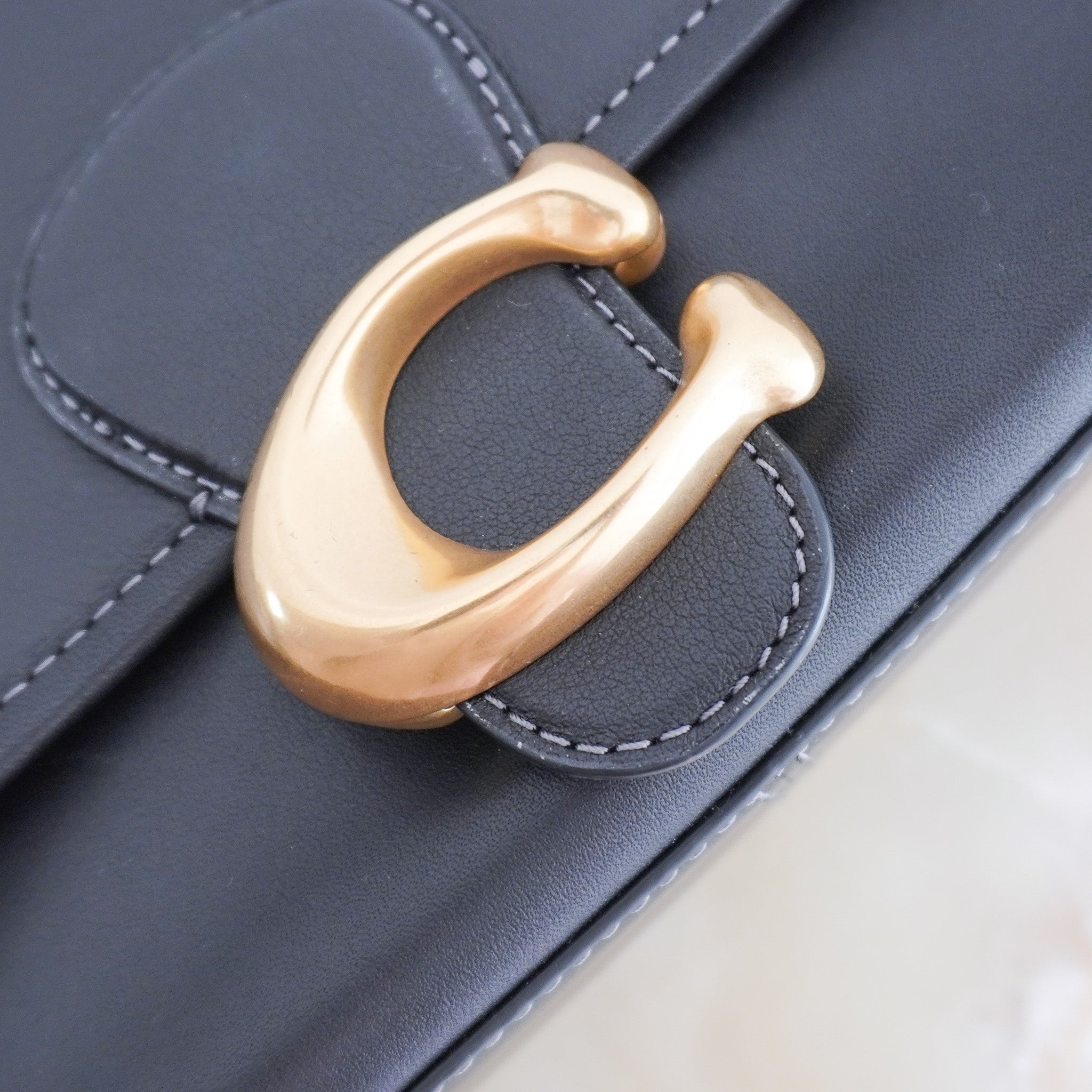 Coach Tabby 26 Soft Leather Crossbody in Black RRP £475 | Authentic Preloved - Reloved Again