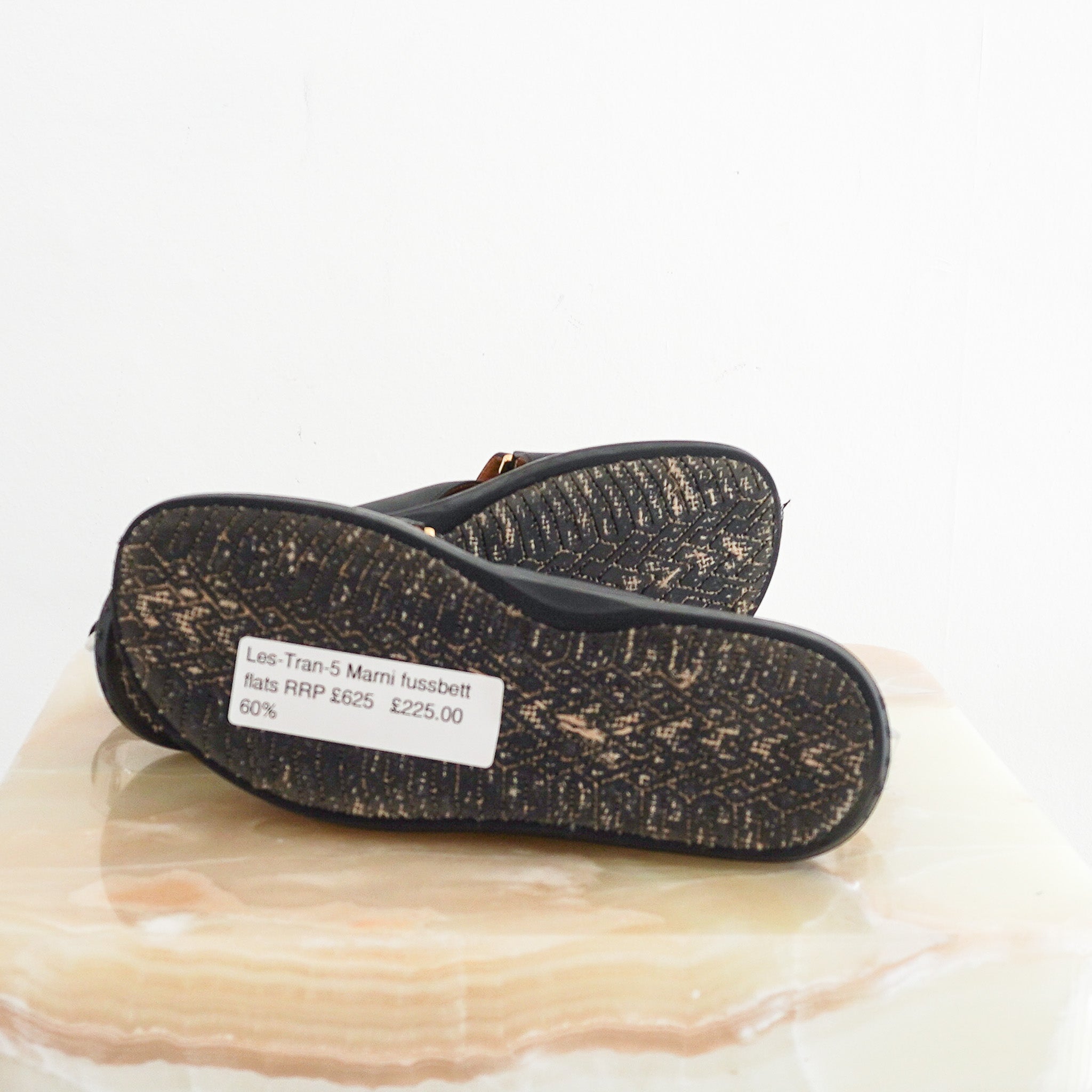 Marni Fussbett Flats in Black RRP £590 | Authentic Preloved - Reloved Again