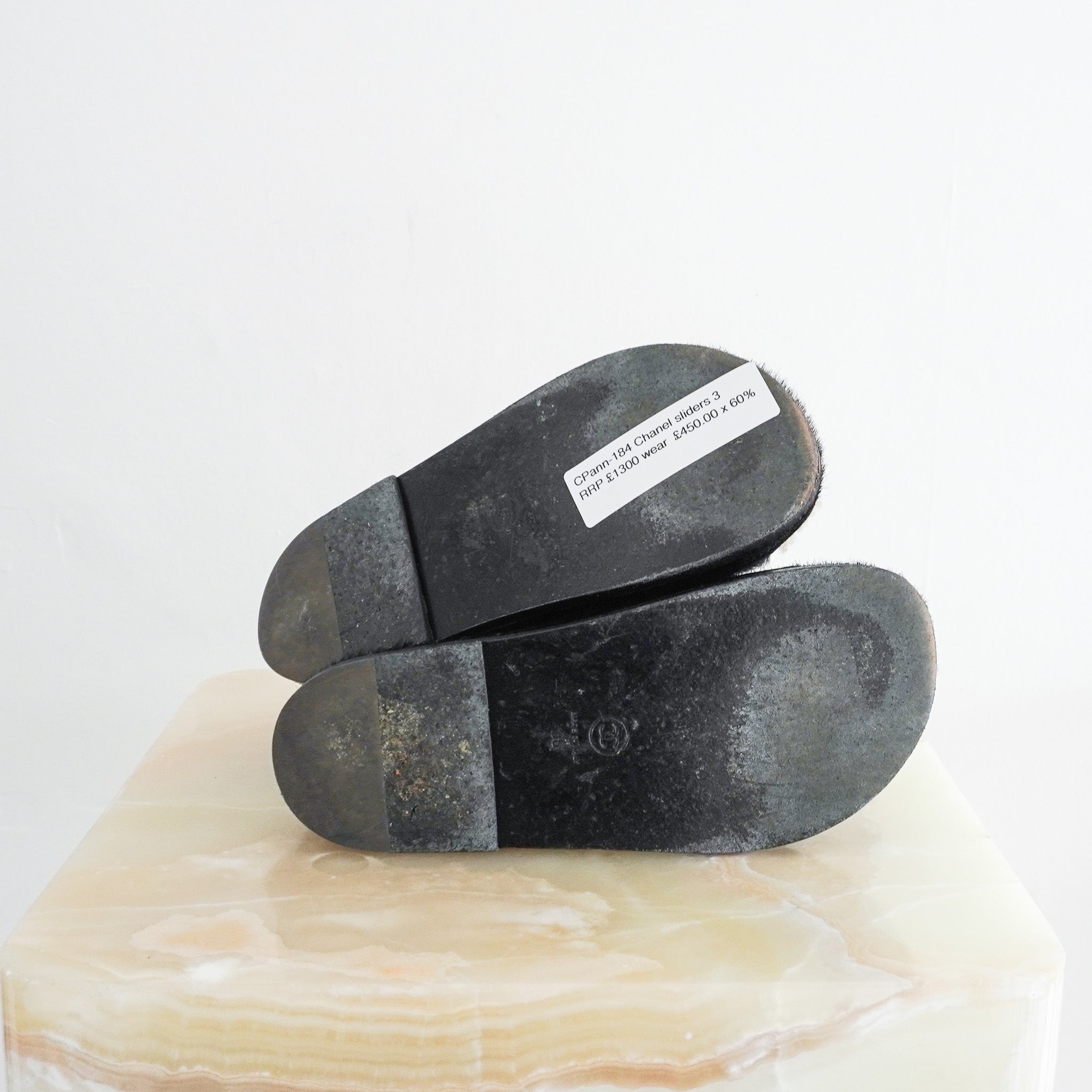 Chanel Pony Hair and Sheepskin Dad Sandals RRP £1300 | Authentic Preloved