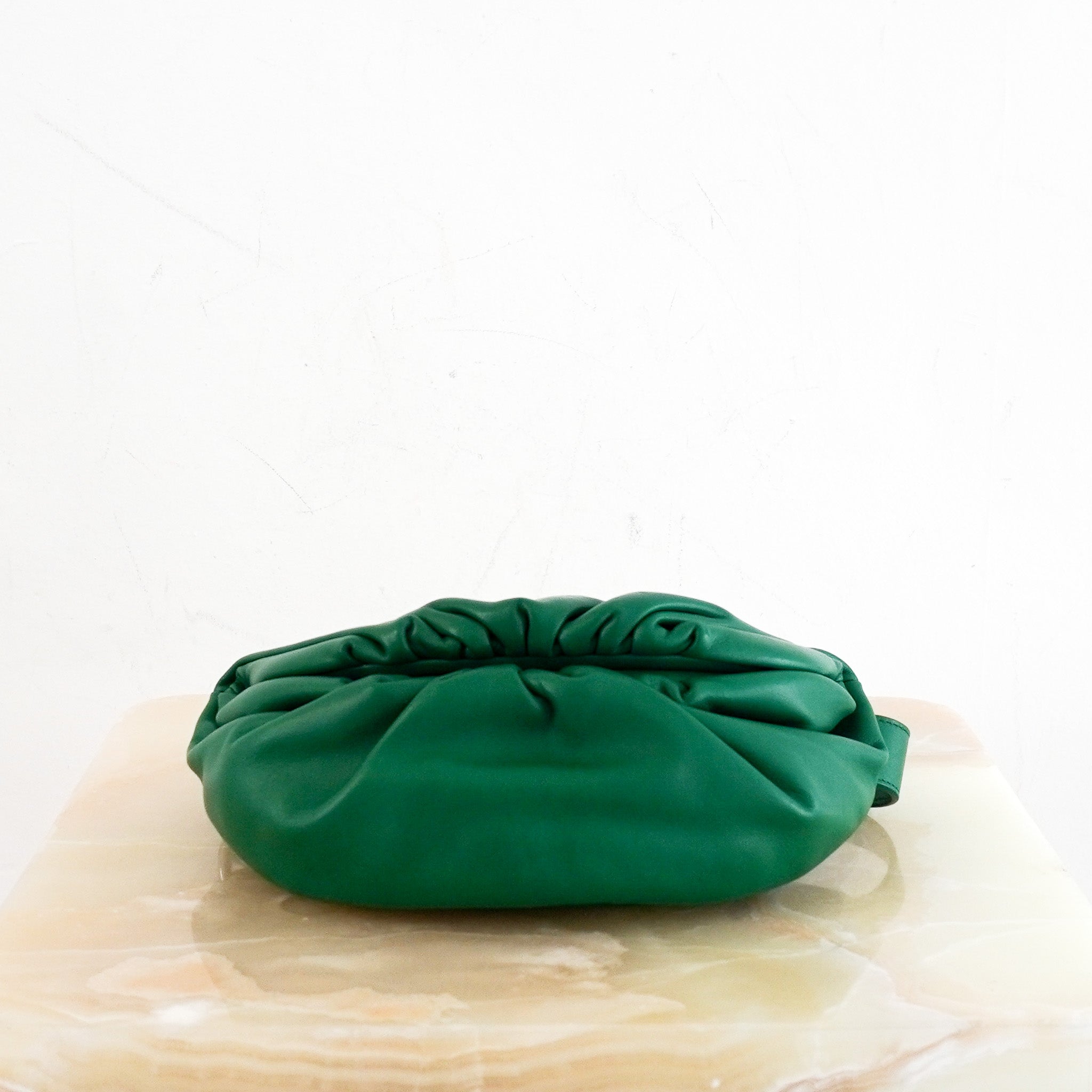 Bottega Veneta Nappa Chain Bag in Green | Authentic Preloved - Reloved Again