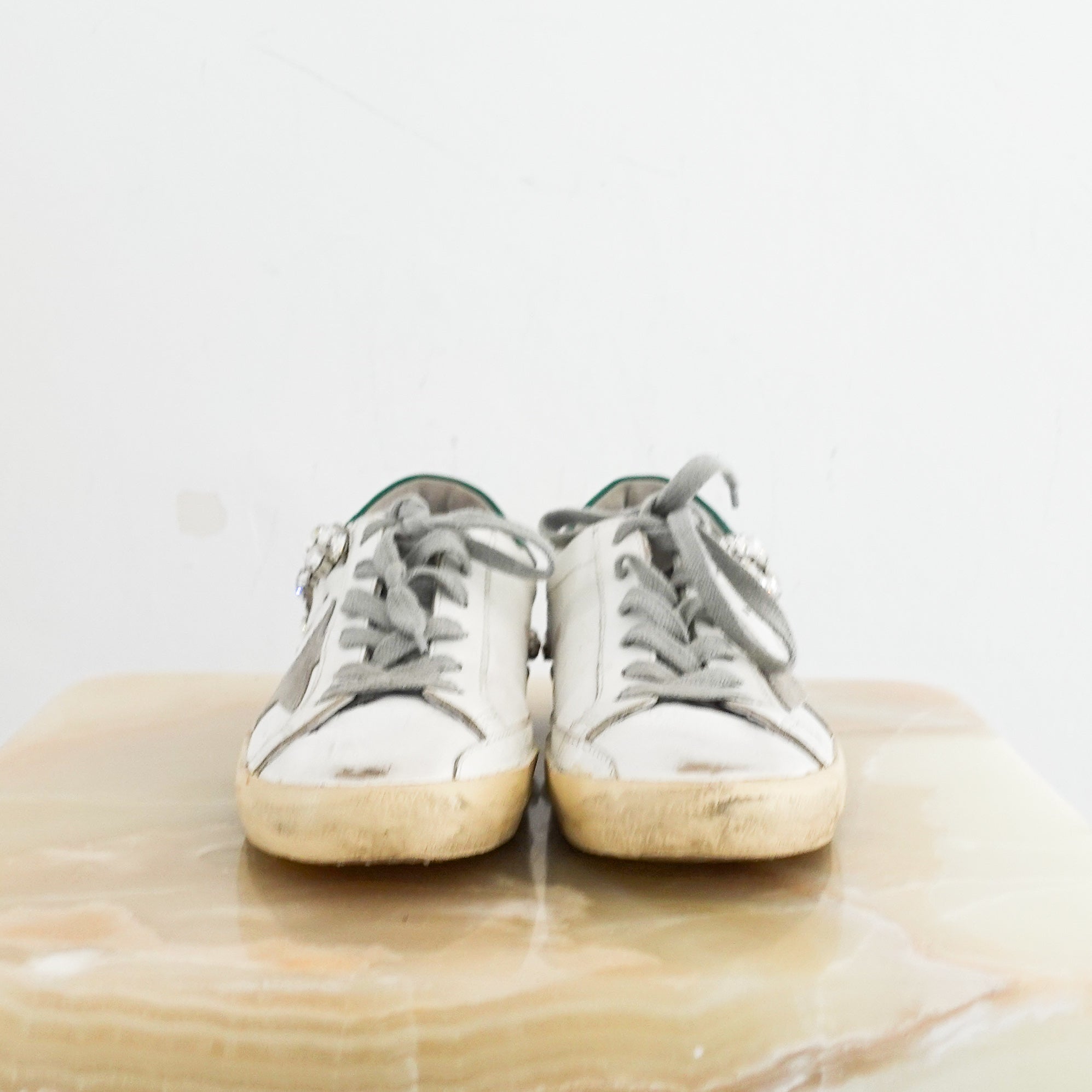 Golden Goose Super-Star with Swarovski Trainers RRP £1300 | Preloved Authentic