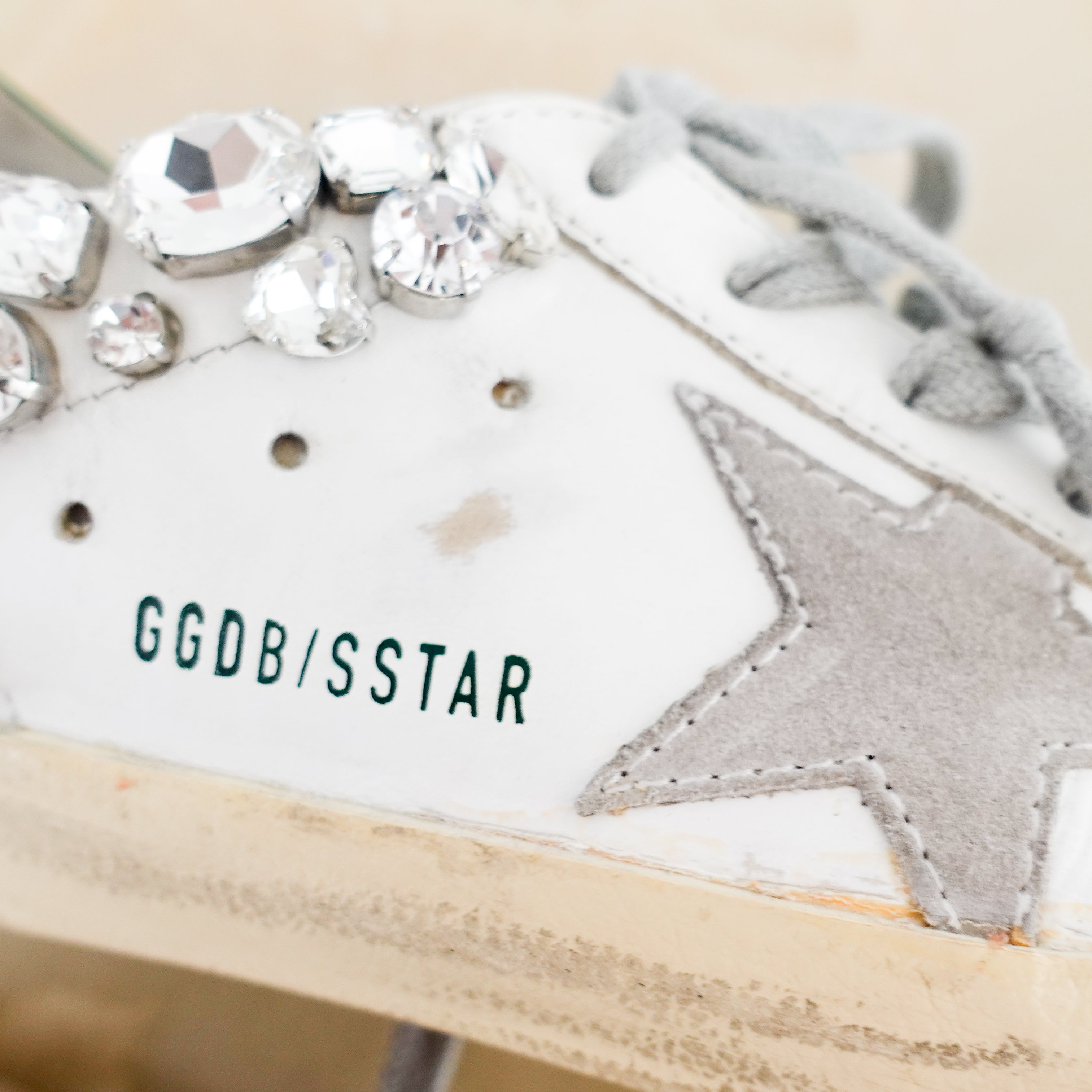 Golden Goose Super-Star with Swarovski Trainers RRP £1300 | Preloved Authentic