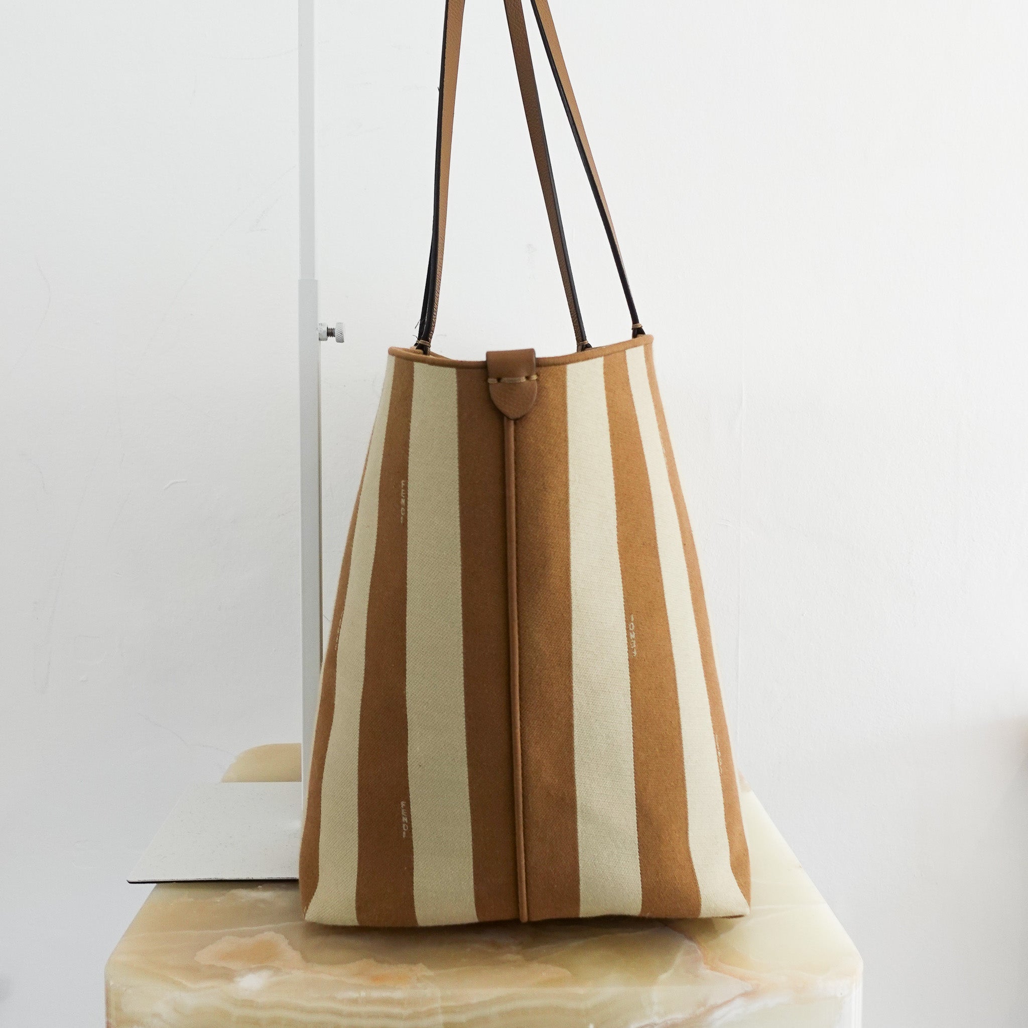 Fendi Large Roll Beige Reversible Totebag RRP £1400 | Authentic Preloved - Reloved Again